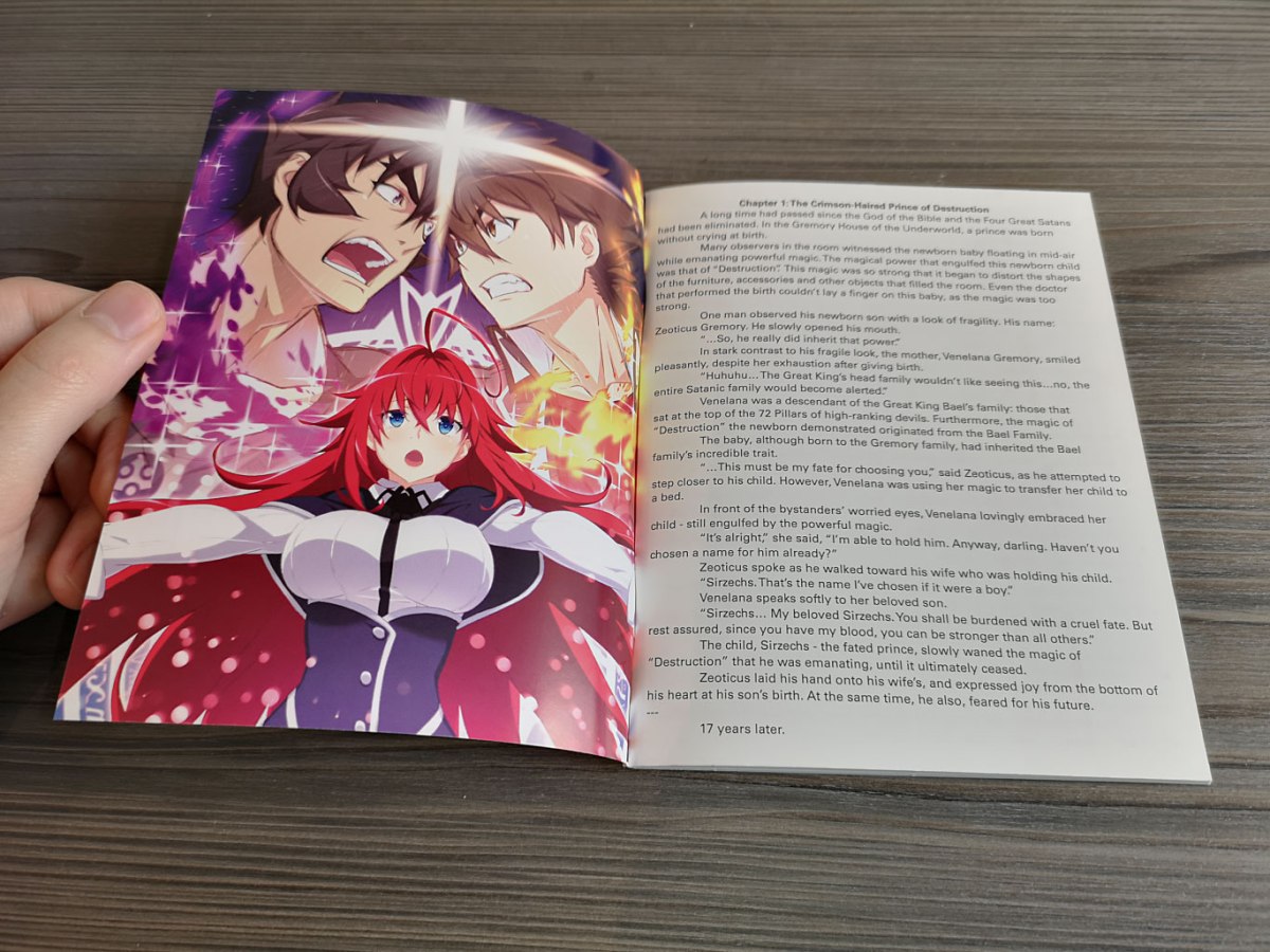 Highschool DxD Hero BD booklet scans page 42 - read online free