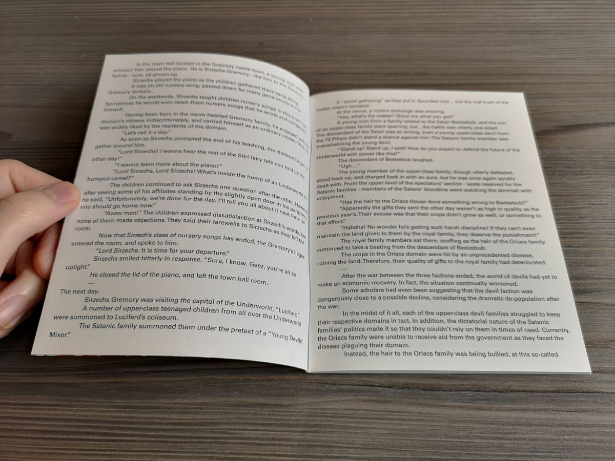 Highschool DxD Hero BD booklet scans page 46 - read online free