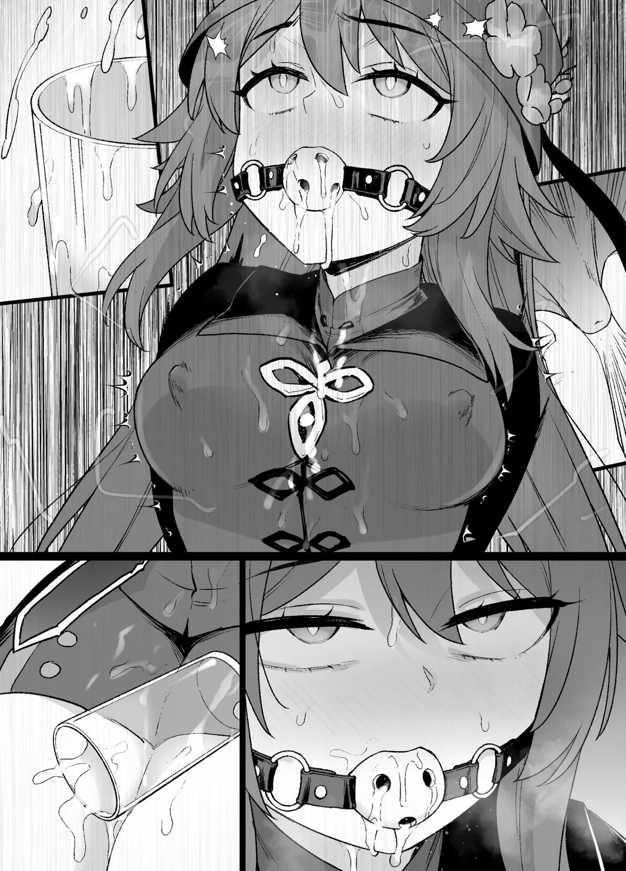 原神フータオ（胡桃）乳首責め漫画 page 10 featuring hu tao genshin impact parody - gag females only hentai manga - read online free