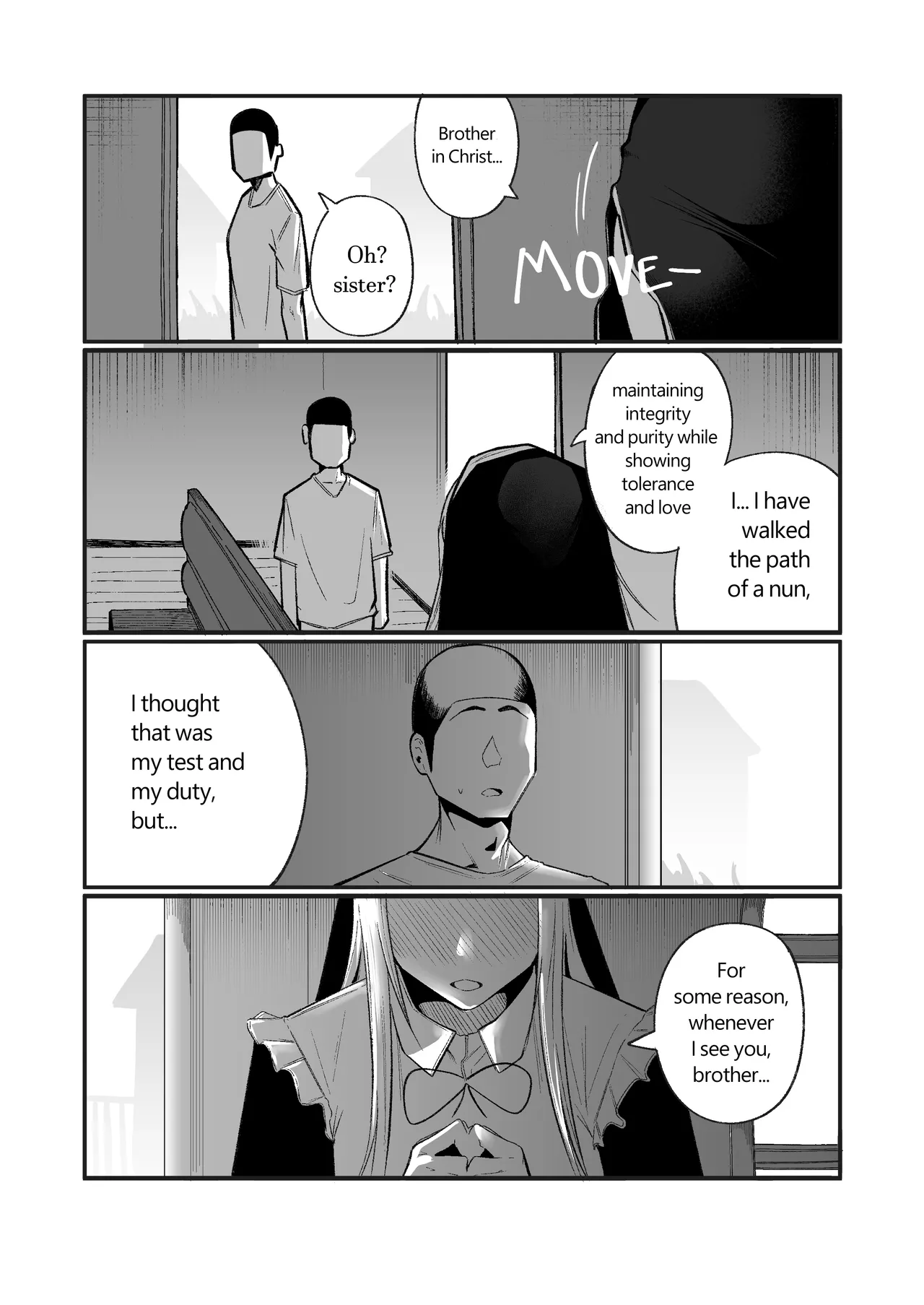 Time Loop de Kaihatsu Sareru Sister | Timeloop and Sex and Nun page 19 original parody - sole female sole male hentai manga - read online free