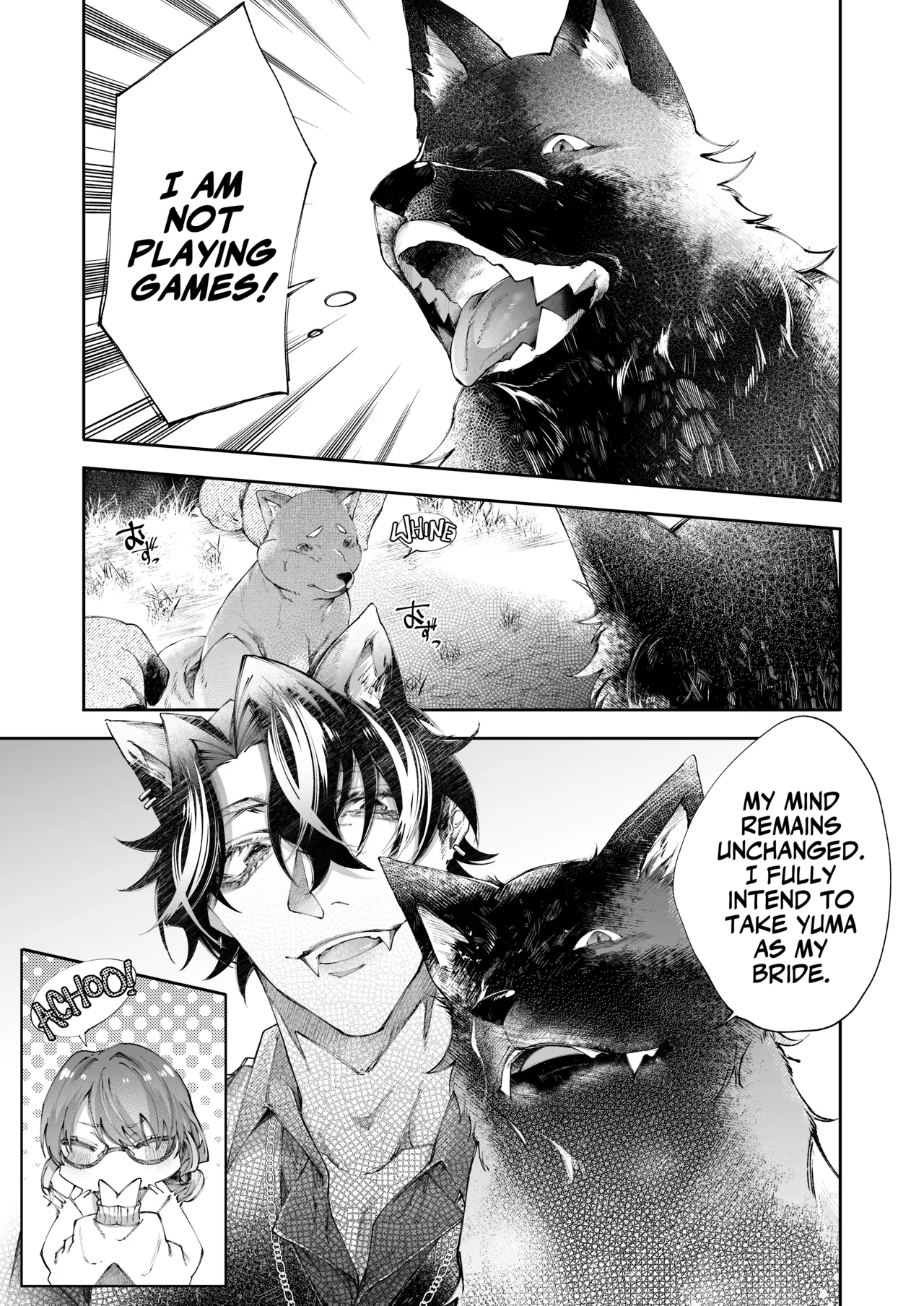 Hiroware Juujin Ouji no Kainushi Dekiai Keikaku | The Stray Beast Prince's Love Plan page 34 original parody - dog boy kissing hentai manga - read online free