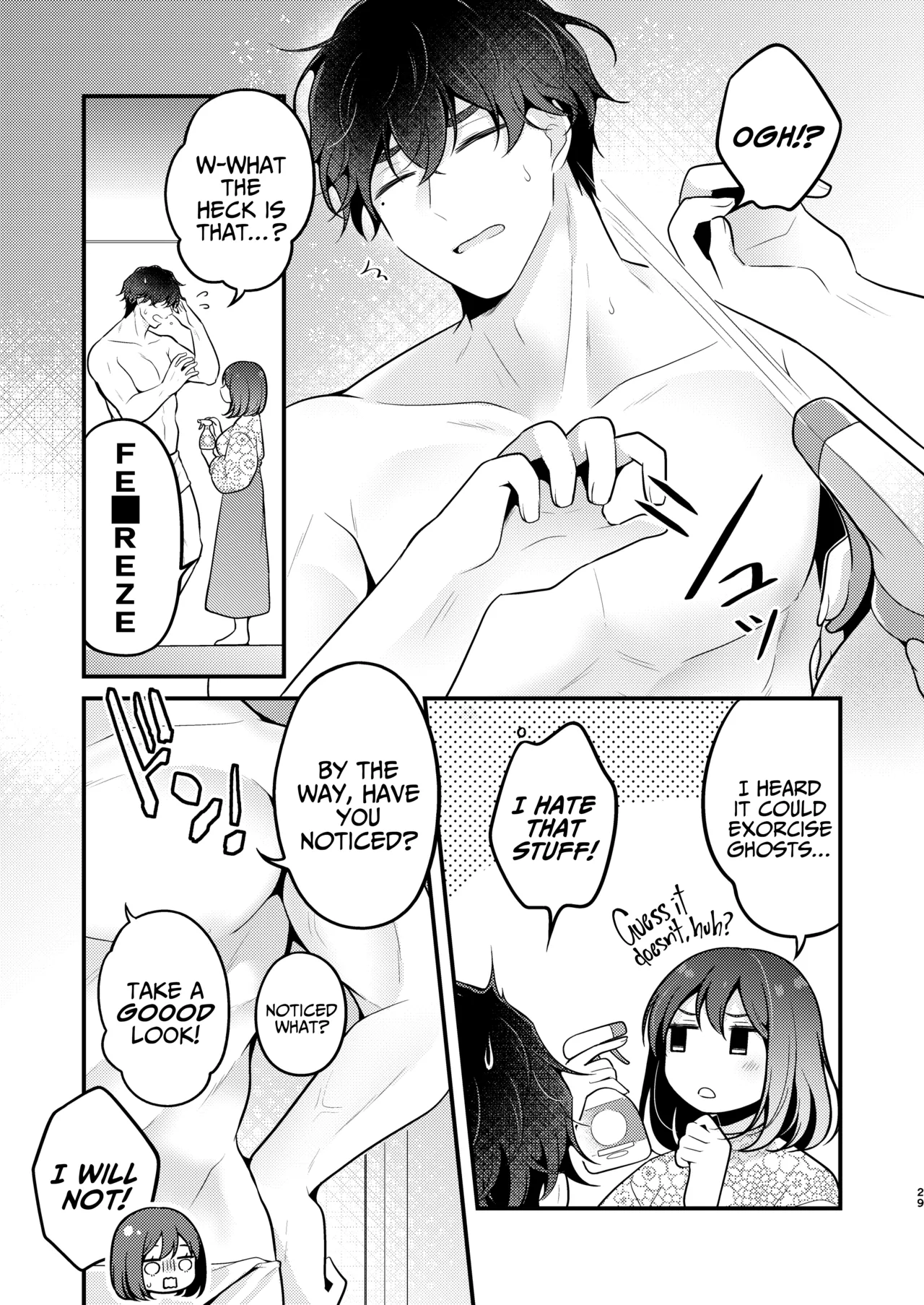 Gori Macho Yuurei ni Maiban Kakareteimasu! page 29 original parody - sole female sole male hentai manga - read online free