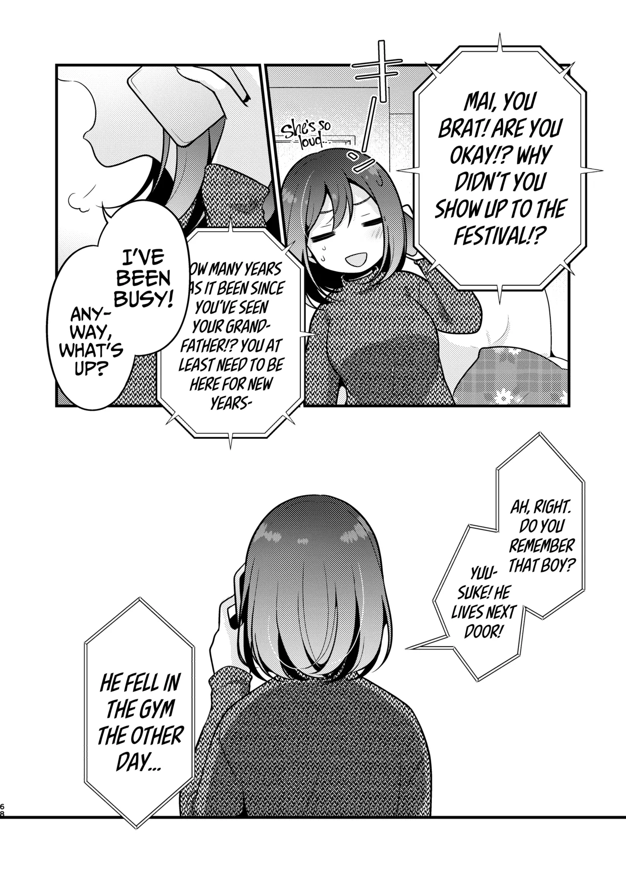 Gori Macho Yuurei ni Maiban Kakareteimasu! page 68 original parody - big breasts cunnilingus hentai manga - read online free