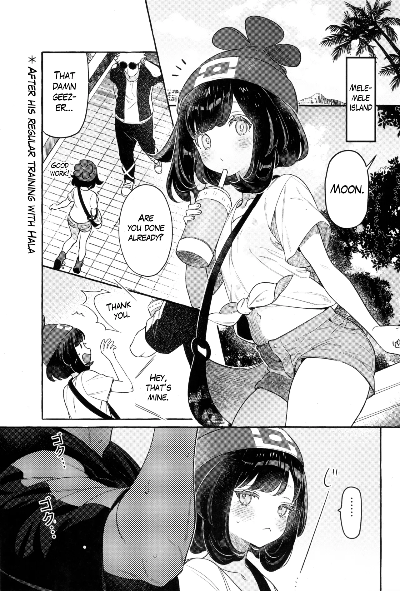 TWIN MOON page 36 featuring guzma pokemon parody - sole female sole male hentai manga - read online free