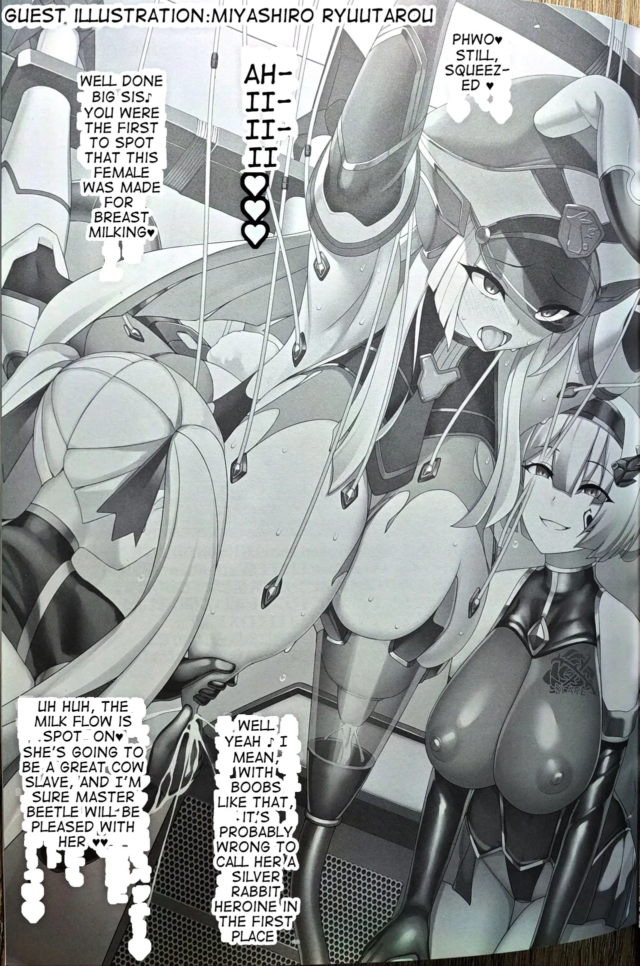 Silver Rabbit Iris vs. Bull Monster ～Milking Cow Brainwashing Edition～ page 16 original parody - sole male beauty mark hentai manga - read online free