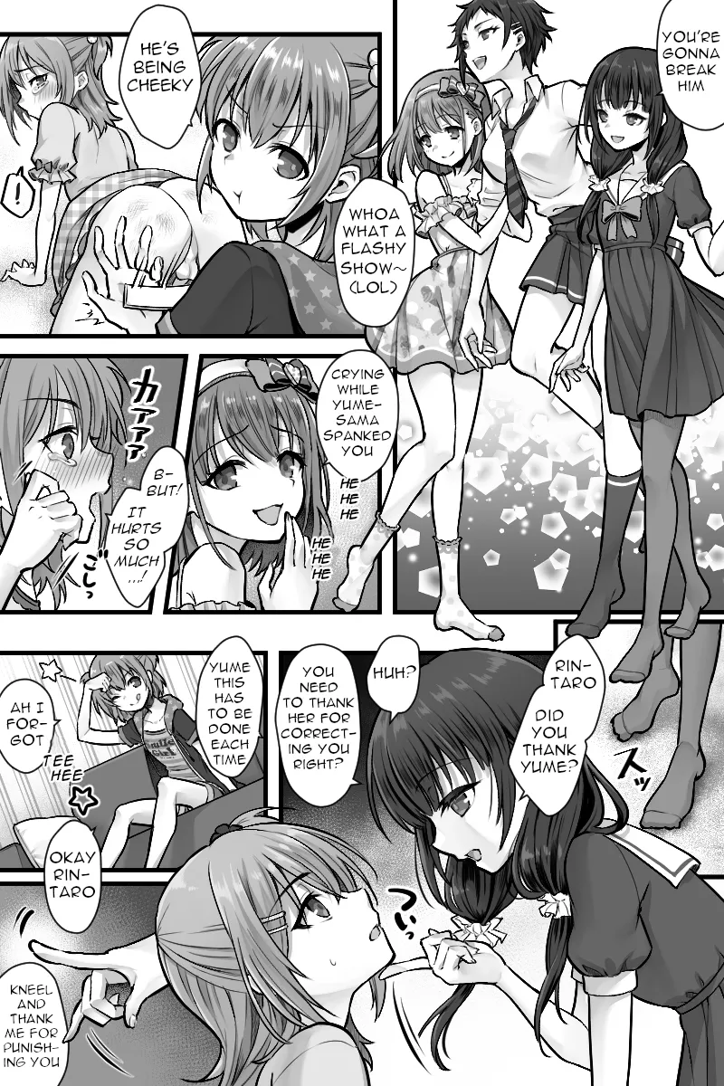 Zoku Futanari Chinpo-sama ni Kanraku Shita Kanojo to Mesu Ochi Shita Boku no Monogatari page 9 original parody - multi-work series blowjob hentai manga - read online free