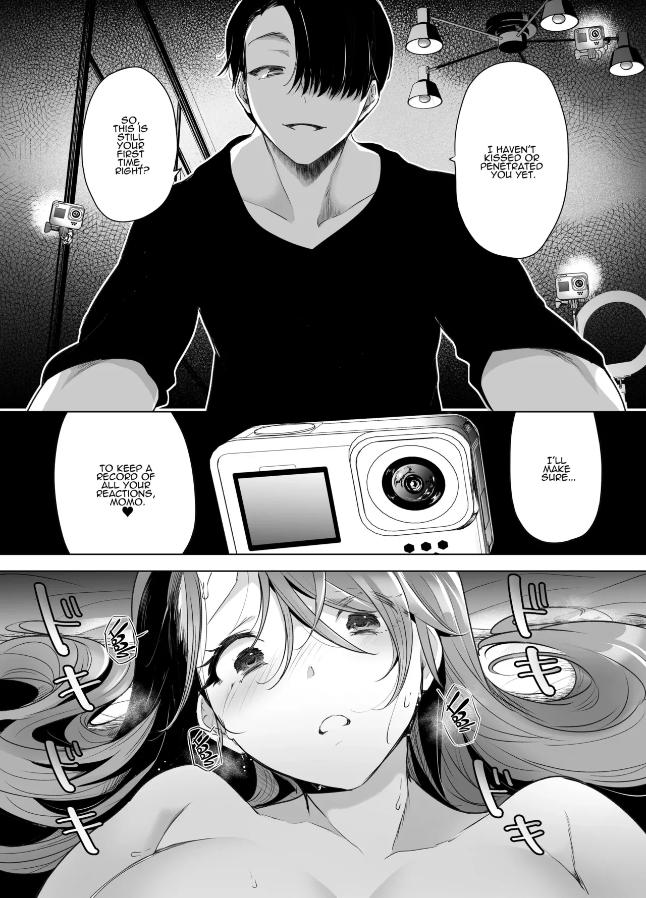 [Face Look Ponpon (Mogiri Ochigi)] Kiroku Makareshi -Hajimete wo Ubawarete Kaihatsu Sareru Zenkiroku- | Record-keeping Maniac ~First Time & Sexual Training: The Complete Record~ [English] [Digital] page 54 original parody - kissing big breasts hentai manga - read online free