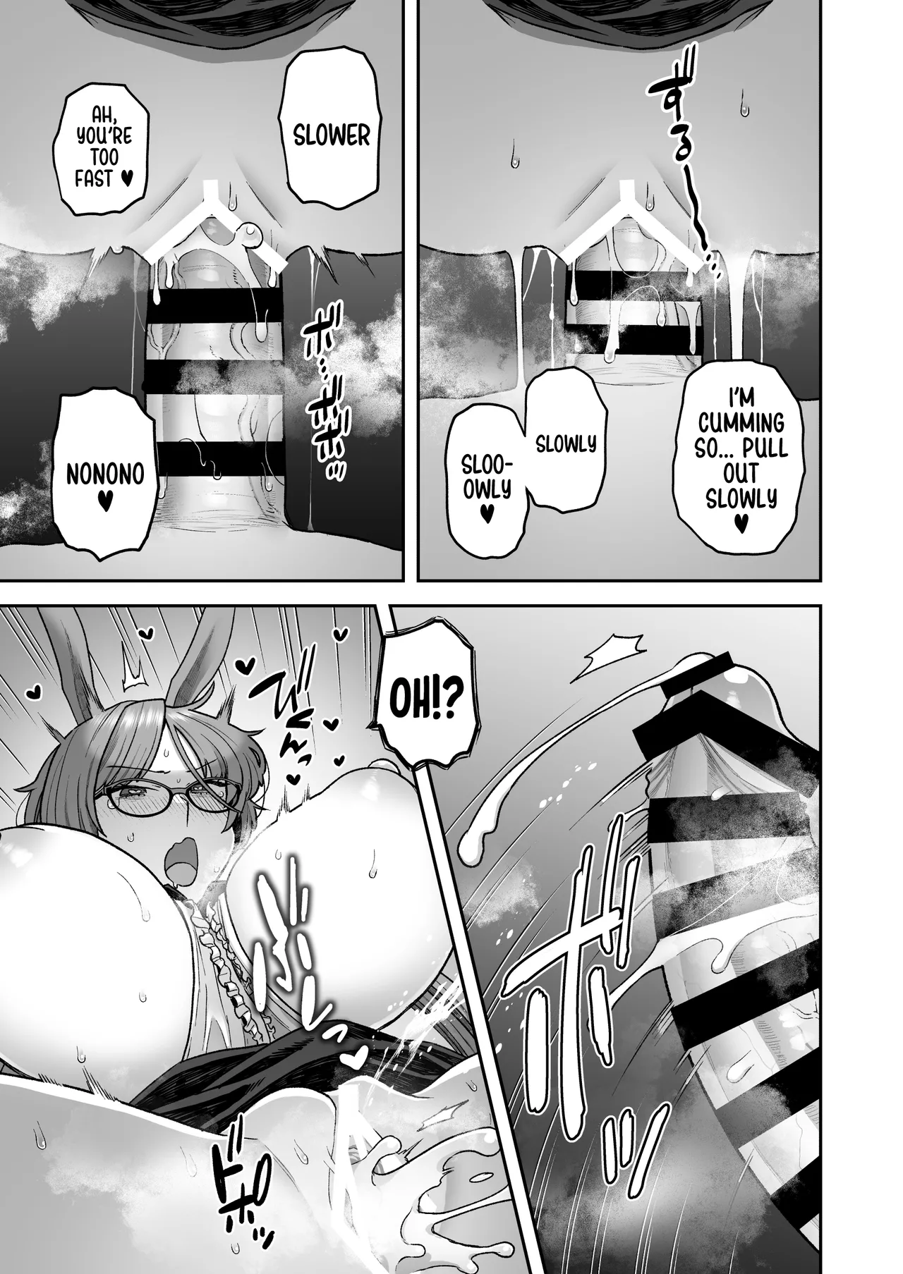 [Sayonara Hornet (Yoshiragi)] Iinchou to Mitsuda-kun no Ouchi de Bunny - Otonashi Kotoha and Mitsuda Makoto Vol. 4 | The Prez and Mitsuda-kun Doing Bunny Play At Home - Otonashi Kotoha and Mitsuda Makoto Vol. 4 [English] {Doujins.com} [Digital] page 25 original parody - sole female sole male hentai manga - read online free