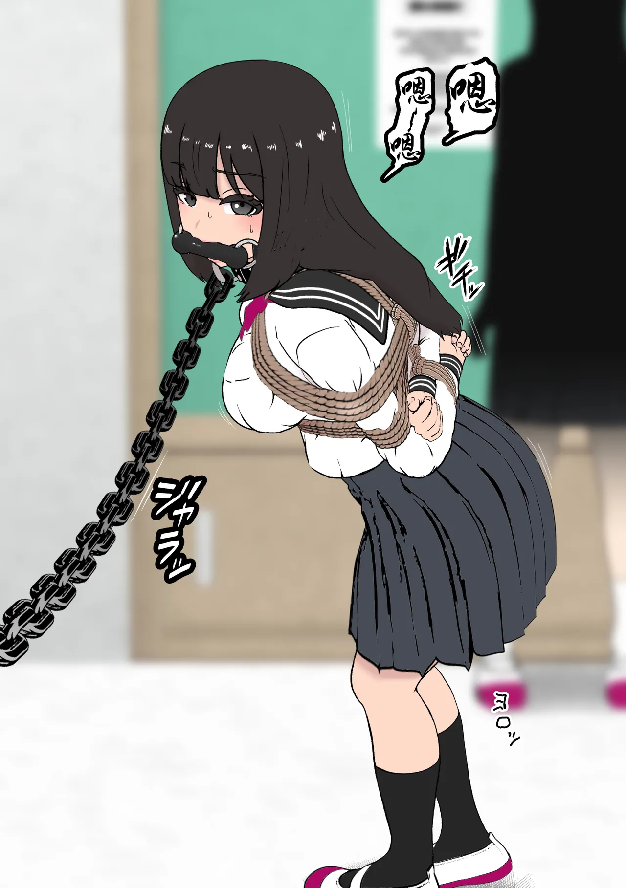 Fuuki Torishimari Kiroku 2 page 17 original parody - sole female mosaic censorship hentai manga - read online free