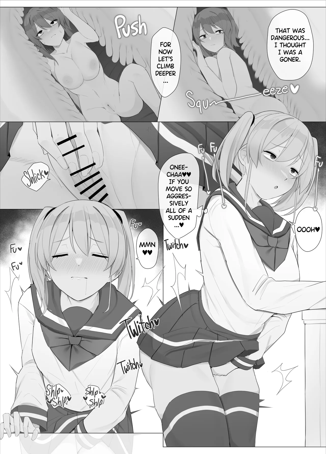Imouto ni Shihai Sareru Ane | Decadent page 35 original parody - females only unbirth hentai manga - read online free