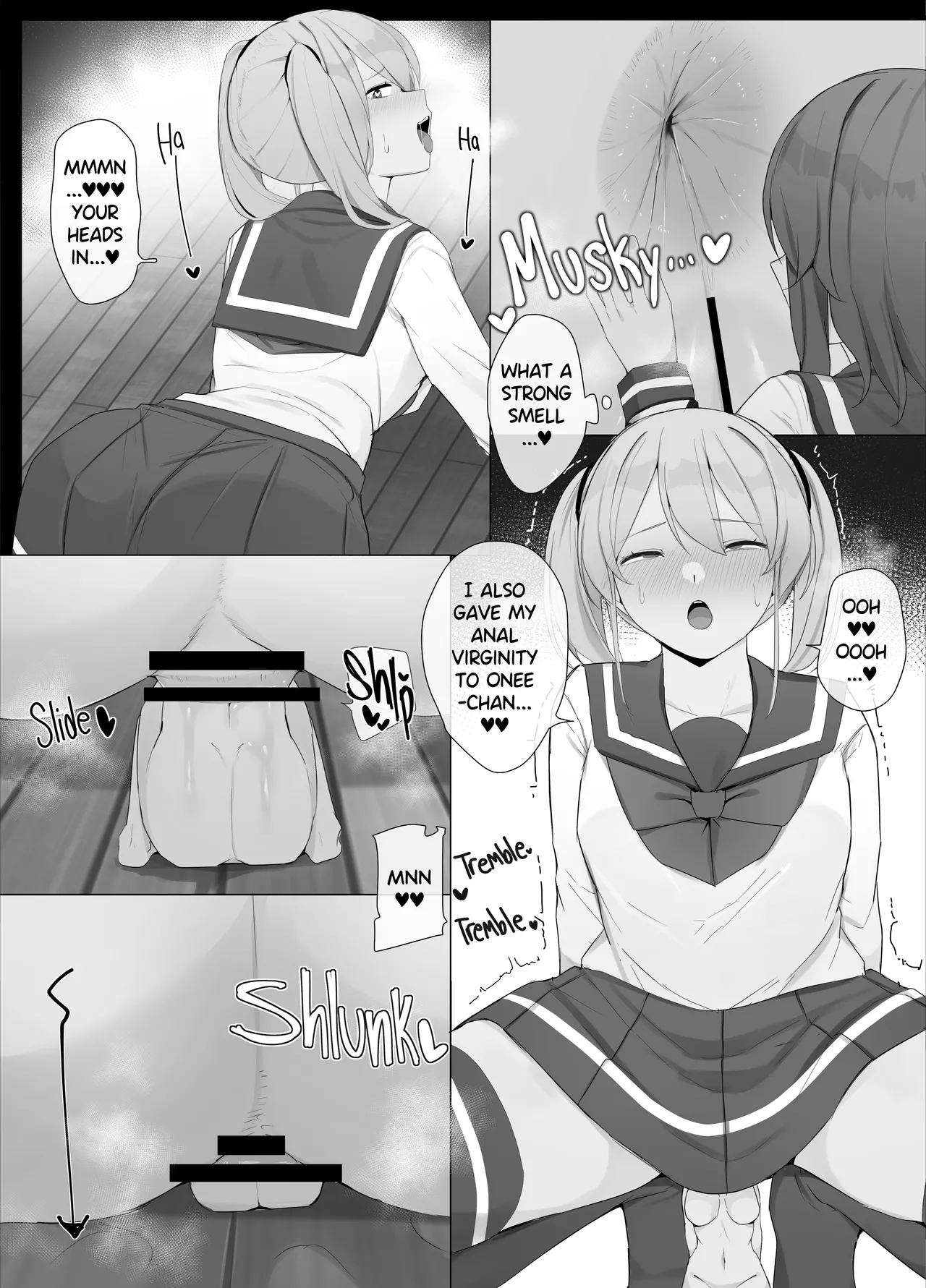 Imouto ni Shihai Sareru Ane | Decadent page 43 original parody - yuri females only hentai manga - read online free