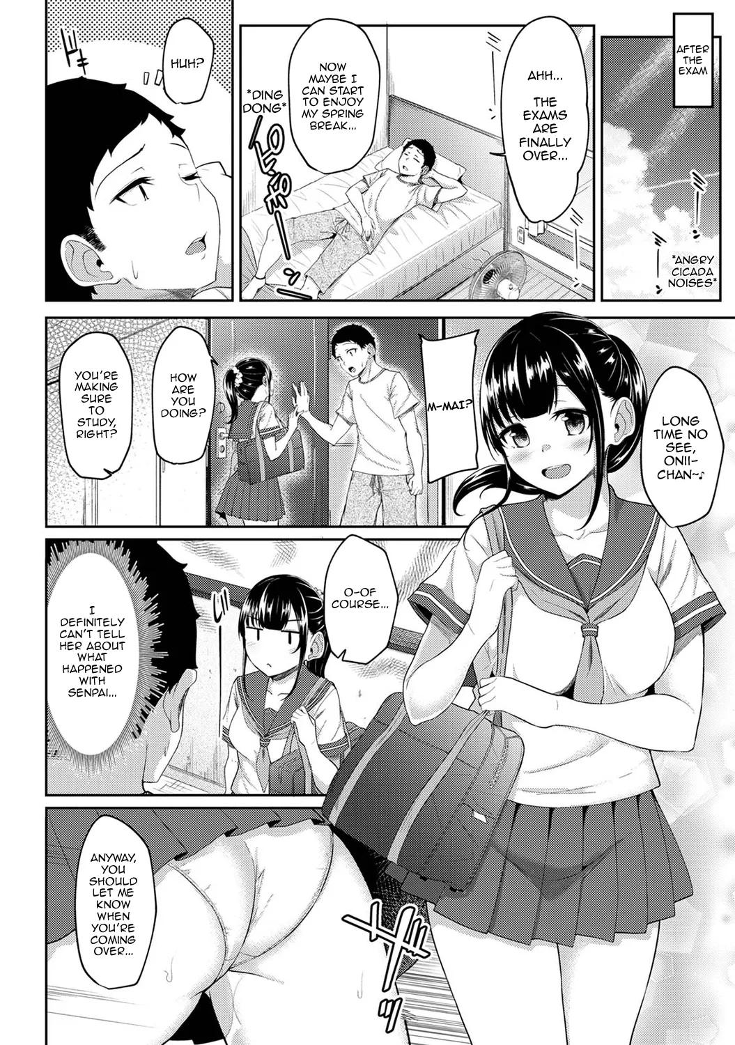 Asa Okitara Imouto ga Hadaka Apron Sugata datta node Hamete Mita | I Woke Up to my Naked Apron Sister and Tried Fucking Her Ch. 1-16 page 143 - squirting sweating hentai manga - read online free