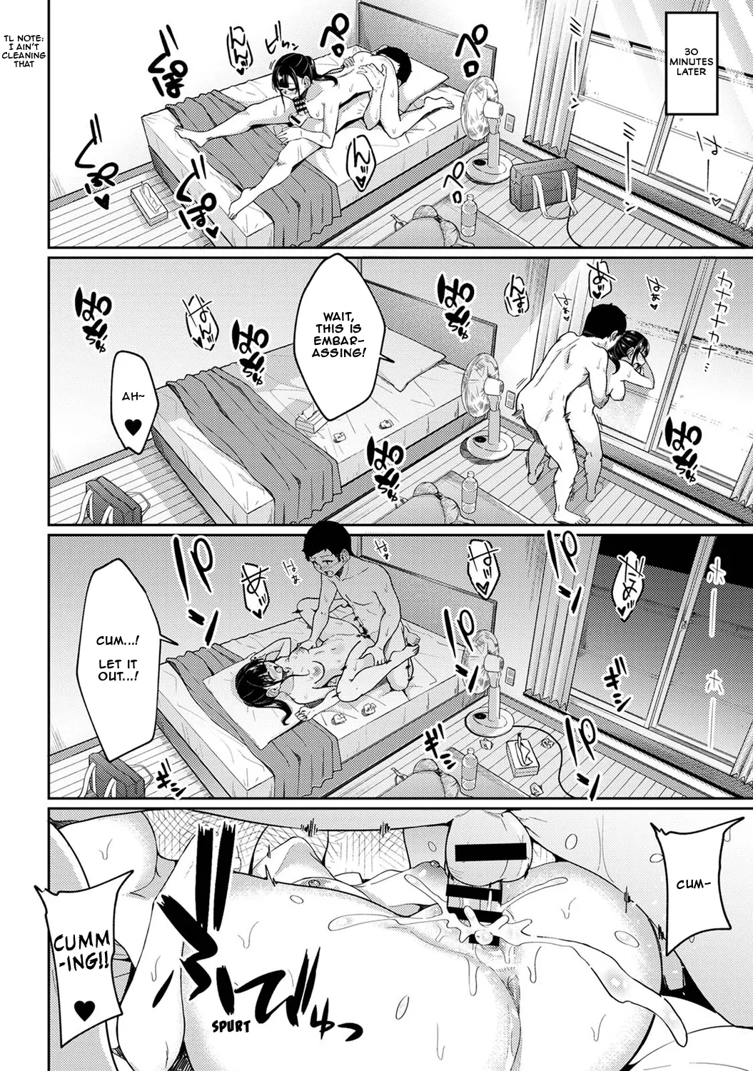 Asa Okitara Imouto ga Hadaka Apron Sugata datta node Hamete Mita | I Woke Up to my Naked Apron Sister and Tried Fucking Her Ch. 1-16 page 213 - squirting sweating hentai manga - read online free