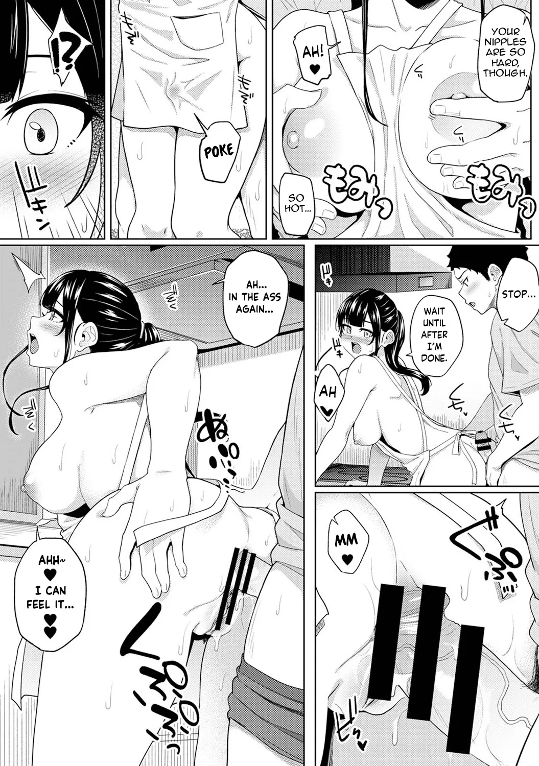 Asa Okitara Imouto ga Hadaka Apron Sugata datta node Hamete Mita | I Woke Up to my Naked Apron Sister and Tried Fucking Her Ch. 1-16 page 376 - squirting sweating hentai manga - read online free