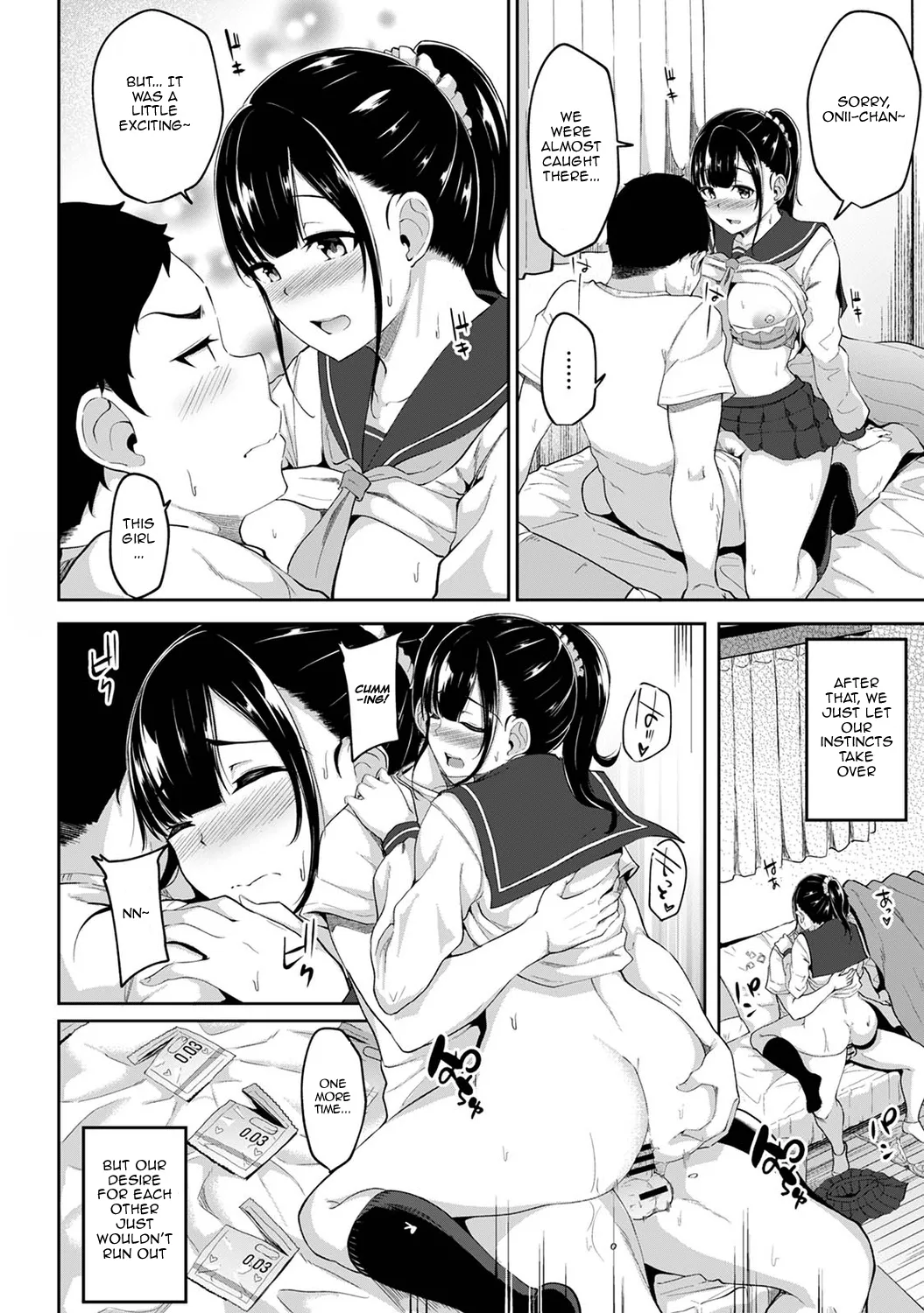 Asa Okitara Imouto ga Hadaka Apron Sugata datta node Hamete Mita | I Woke Up to my Naked Apron Sister and Tried Fucking Her Ch. 1-16 page 39 - squirting sweating hentai manga - read online free