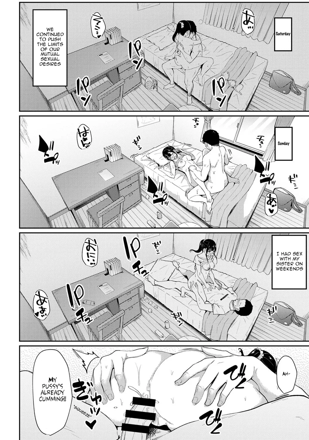 Asa Okitara Imouto ga Hadaka Apron Sugata datta node Hamete Mita | I Woke Up to my Naked Apron Sister and Tried Fucking Her Ch. 1-16 page 61 - squirting sweating hentai manga - read online free