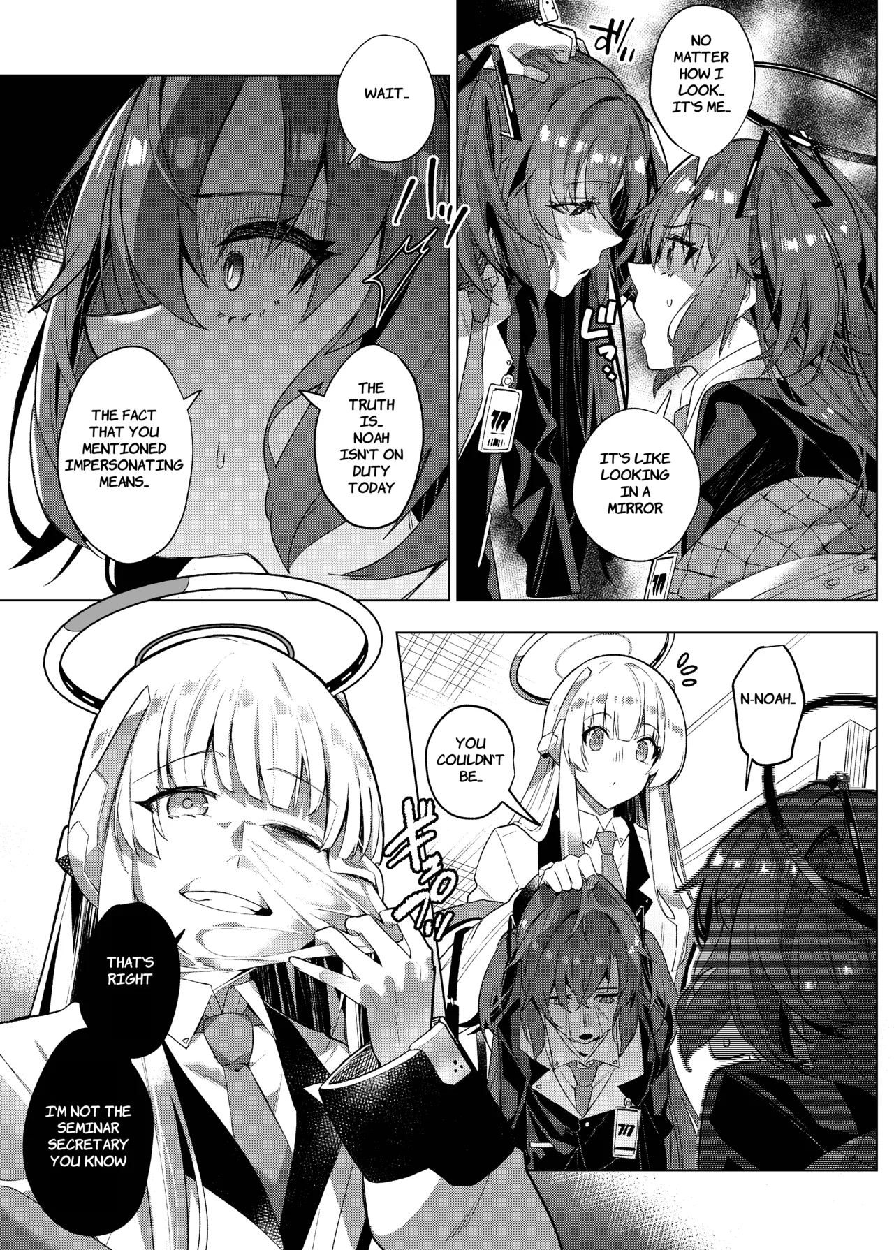 Yuuwaku de Schale Sensei o Yowaraseru Sakusen Blue Archive TSF doujinshi | The Strategy to Weaken Schale Sensei with Temptation page 13 featuring yuuka hayase blue archive parody - glasses schoolgirl uniform hentai manga - read online free