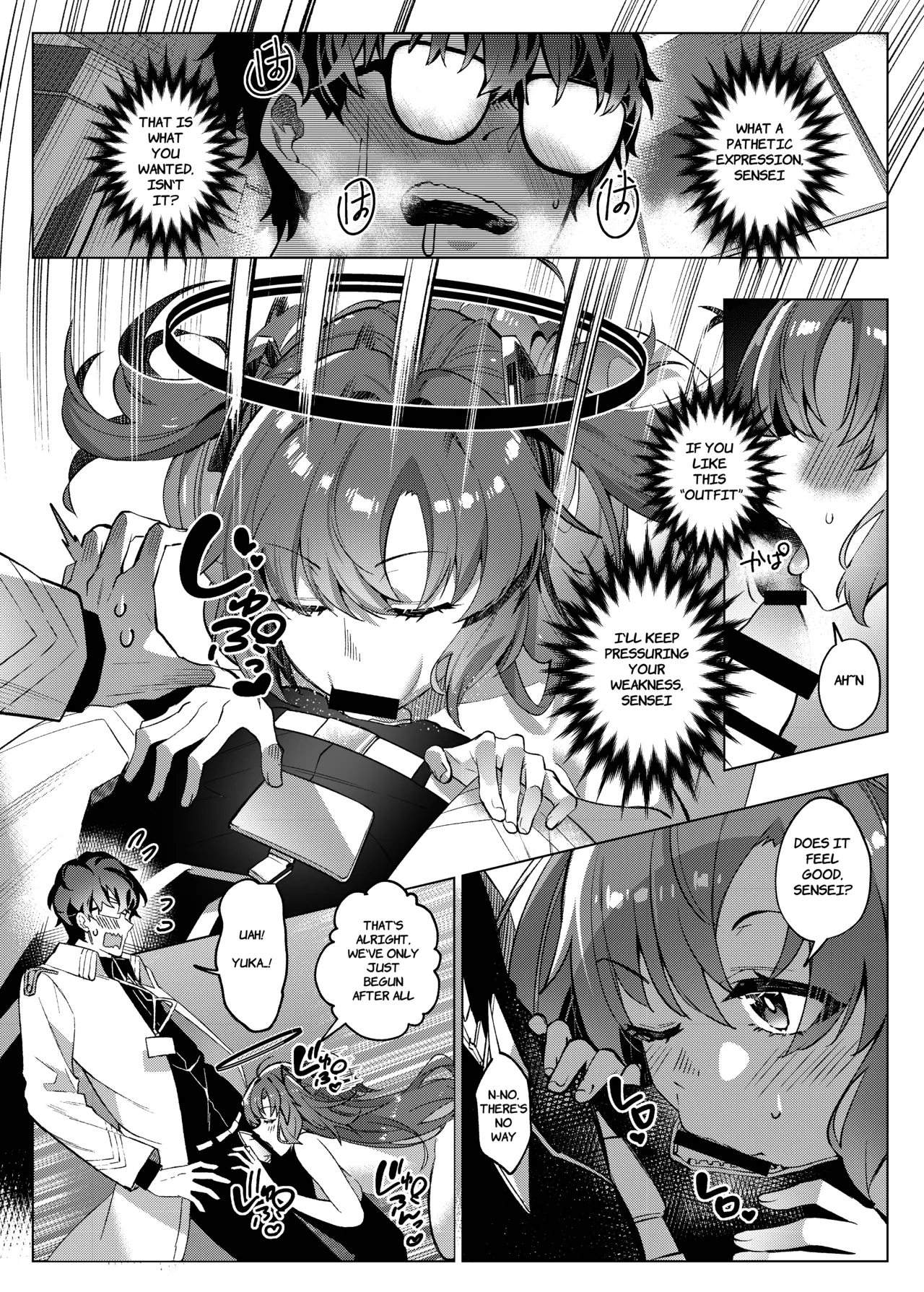 Yuuwaku de Schale Sensei o Yowaraseru Sakusen Blue Archive TSF doujinshi | The Strategy to Weaken Schale Sensei with Temptation page 29 featuring sensei blue archive parody - glasses schoolgirl uniform hentai manga - read online free