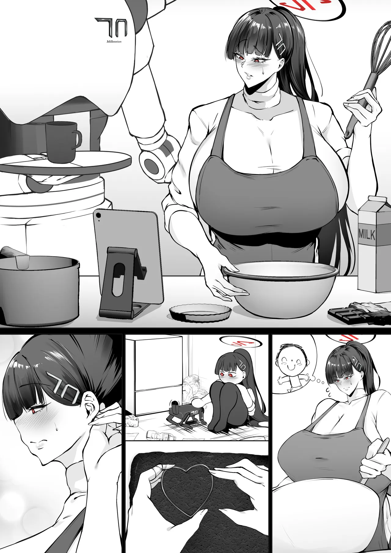 Rio to Junai Valentine page 18 featuring rio tsukatsuki blue archive parody - big breasts uncensored hentai manga - read online free