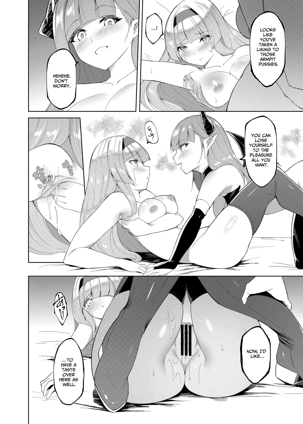 [Seika Kairaku Shoten (Random)] Princess Fetishism -Inma ni Ashi to Waki o Choukyou Sare Hentai Mazoku ni naru Himekishi Monogatari- |  Princess Fetishism -A story of a princess knight whose feet and armpit are trained by a demon and becomes a perverted demon.-  [English] [IXIA WORKS] page 25 original parody - thigh high boots stockings hentai manga - read online free