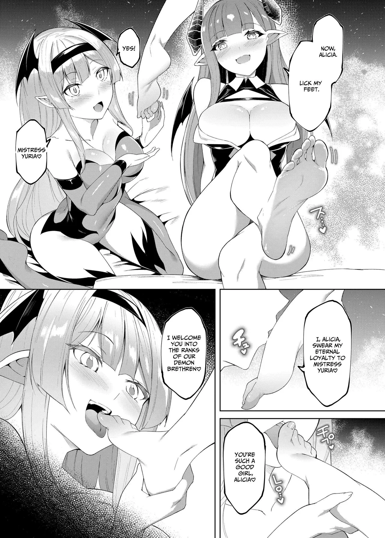 [Seika Kairaku Shoten (Random)] Princess Fetishism -Inma ni Ashi to Waki o Choukyou Sare Hentai Mazoku ni naru Himekishi Monogatari- |  Princess Fetishism -A story of a princess knight whose feet and armpit are trained by a demon and becomes a perverted demon.-  [English] [IXIA WORKS] page 34 original parody - thigh high boots stockings hentai manga - read online free