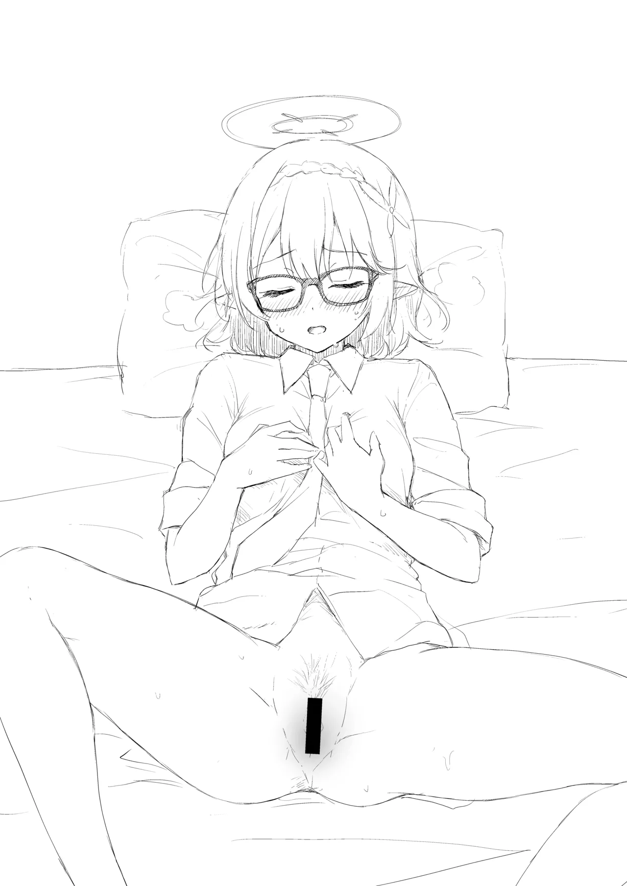 Nonomi, Ochitsuite. - My feelings grow... page 31 featuring nonomi izayoi blue archive parody - blowjob sole female hentai manga - read online free