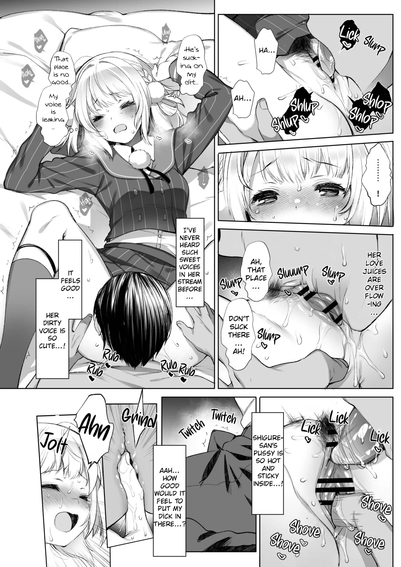 Idol Haishinsha Shigure Ui Naisho no Douga Haishin 2 page 15 featuring shigure ui - schoolboy uniform schoolgirl uniform hentai manga - read online free
