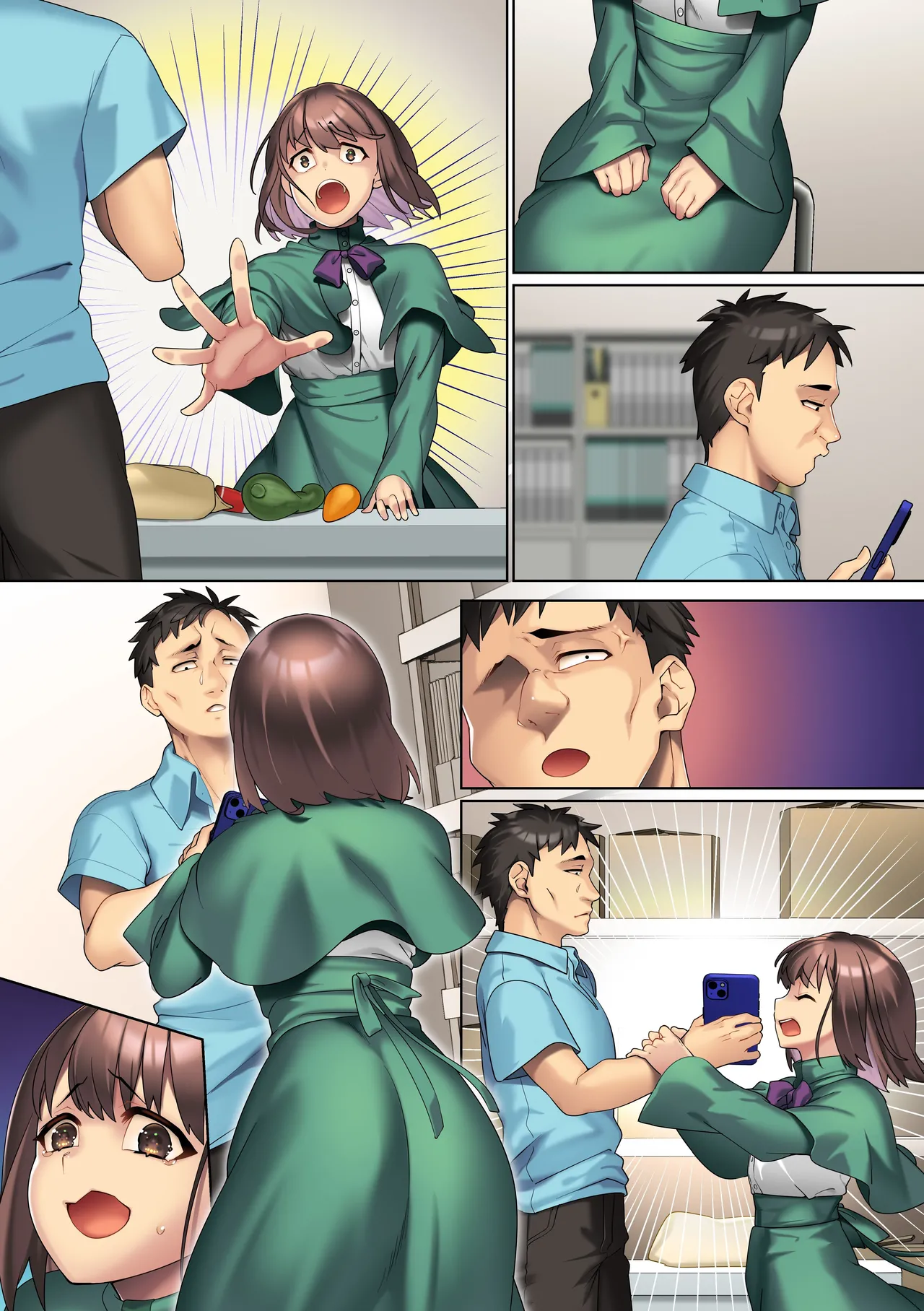 Manbiki no Daishou wa Watashi no Karada ~ Shouwaru Oyako wa Sex de Tettei Kyouiku Shite Tenchou no Onapetto ni Shichaimashita page 30 original parody - sole male full color hentai manga - read online free