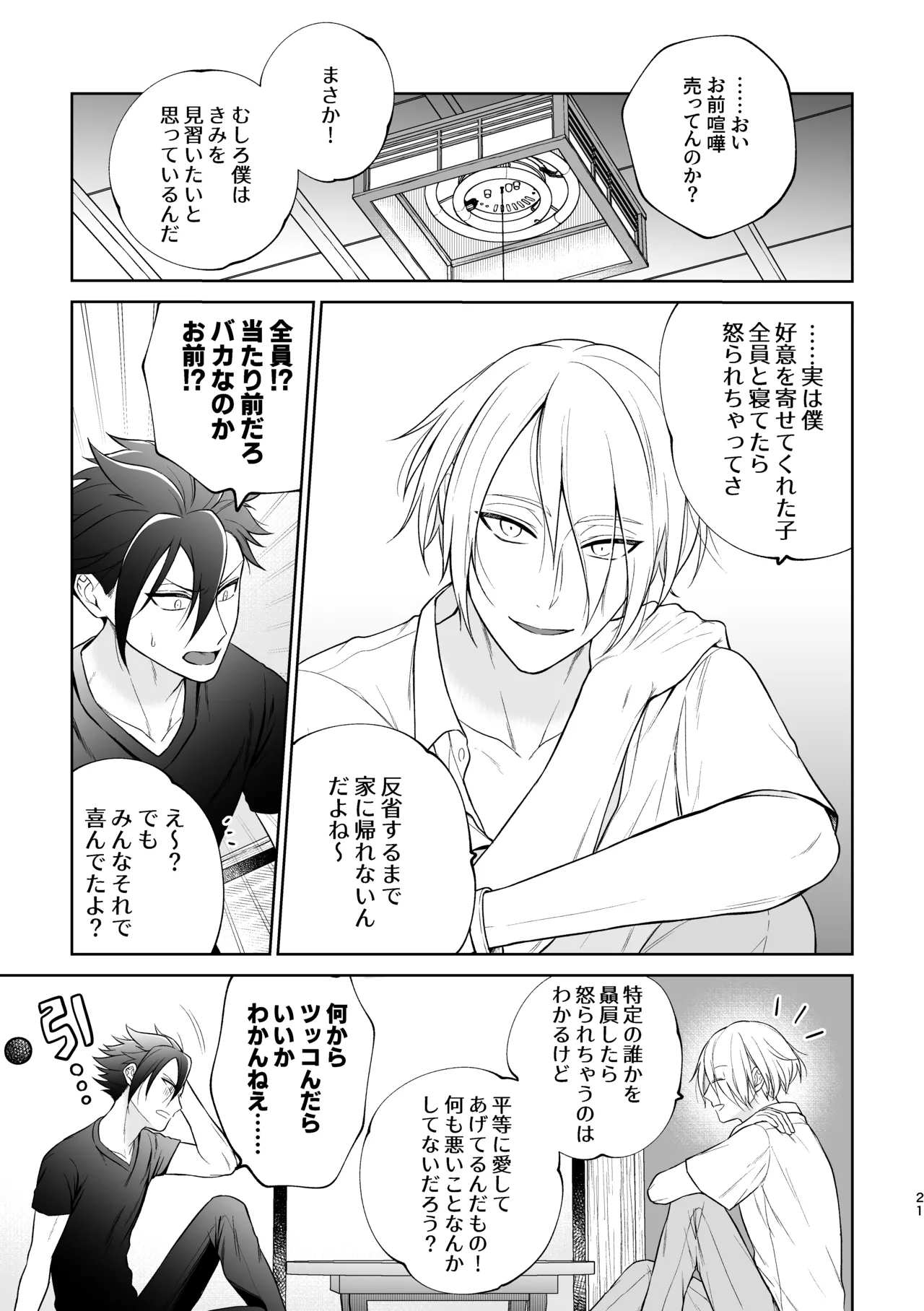 美形天使、四畳半住み悪魔のヒモになる。 page 22 original parody - wings prostate massage hentai manga - read online free