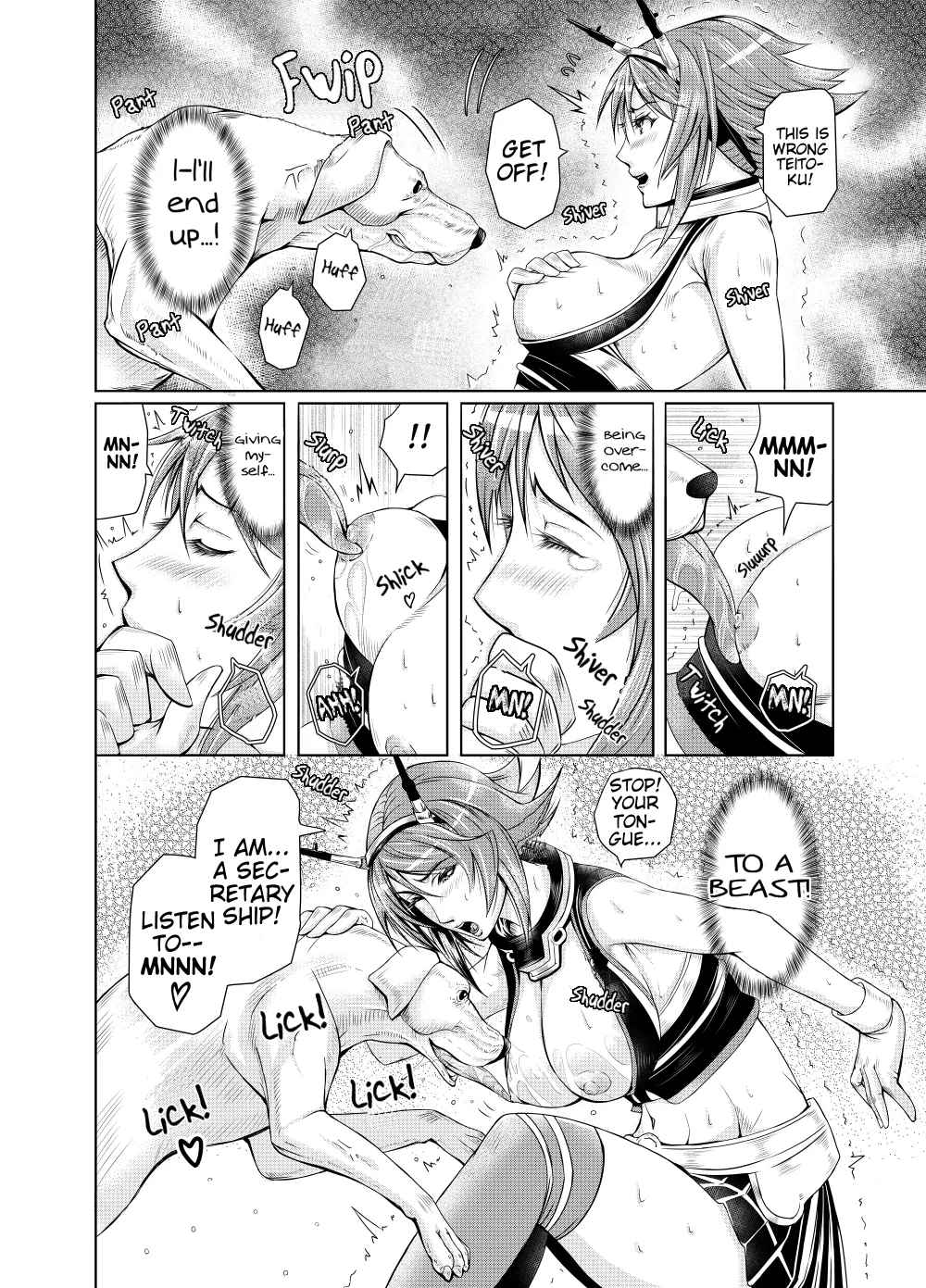 [LUCRETiA (Hiichan)] Ken-Jyuu Dai Yon Kan Ware, Gouchin seri--!! (Kantai Collection -KanColle-) [English] [EHCOVE] [Digital] page 20 featuring mutsu kantai collection parody - big breasts dog hentai manga - read online free