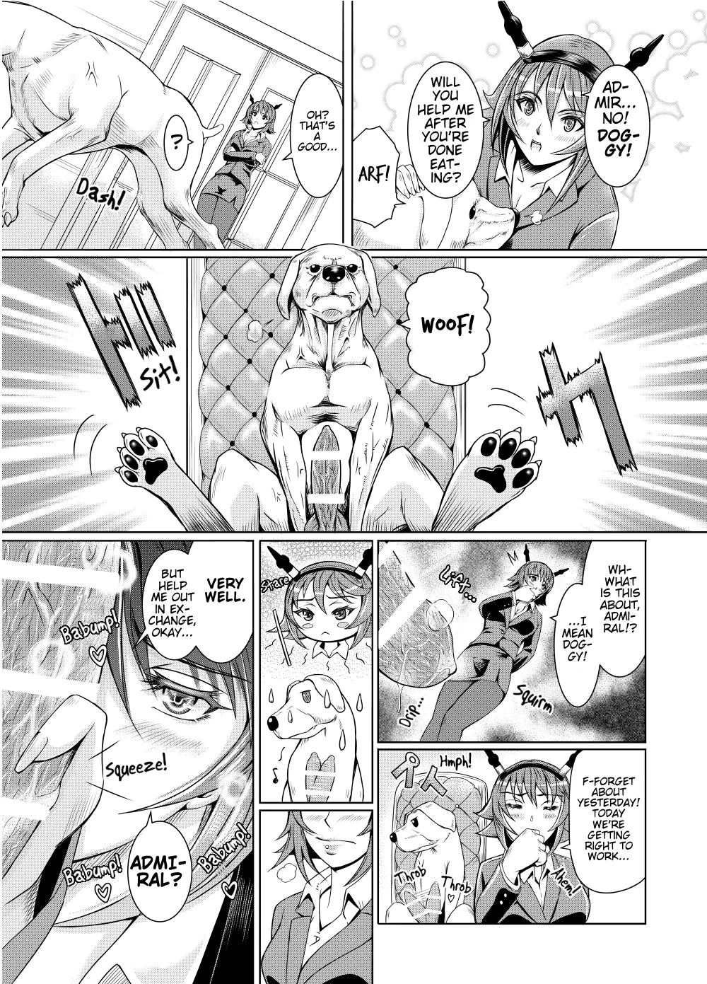 [LUCRETiA (Hiichan)] Ken-Jyuu Dai Yon Kan Ware, Gouchin seri--!! (Kantai Collection -KanColle-) [English] [EHCOVE] [Digital] page 46 featuring mutsu kantai collection parody - big breasts dog hentai manga - read online free