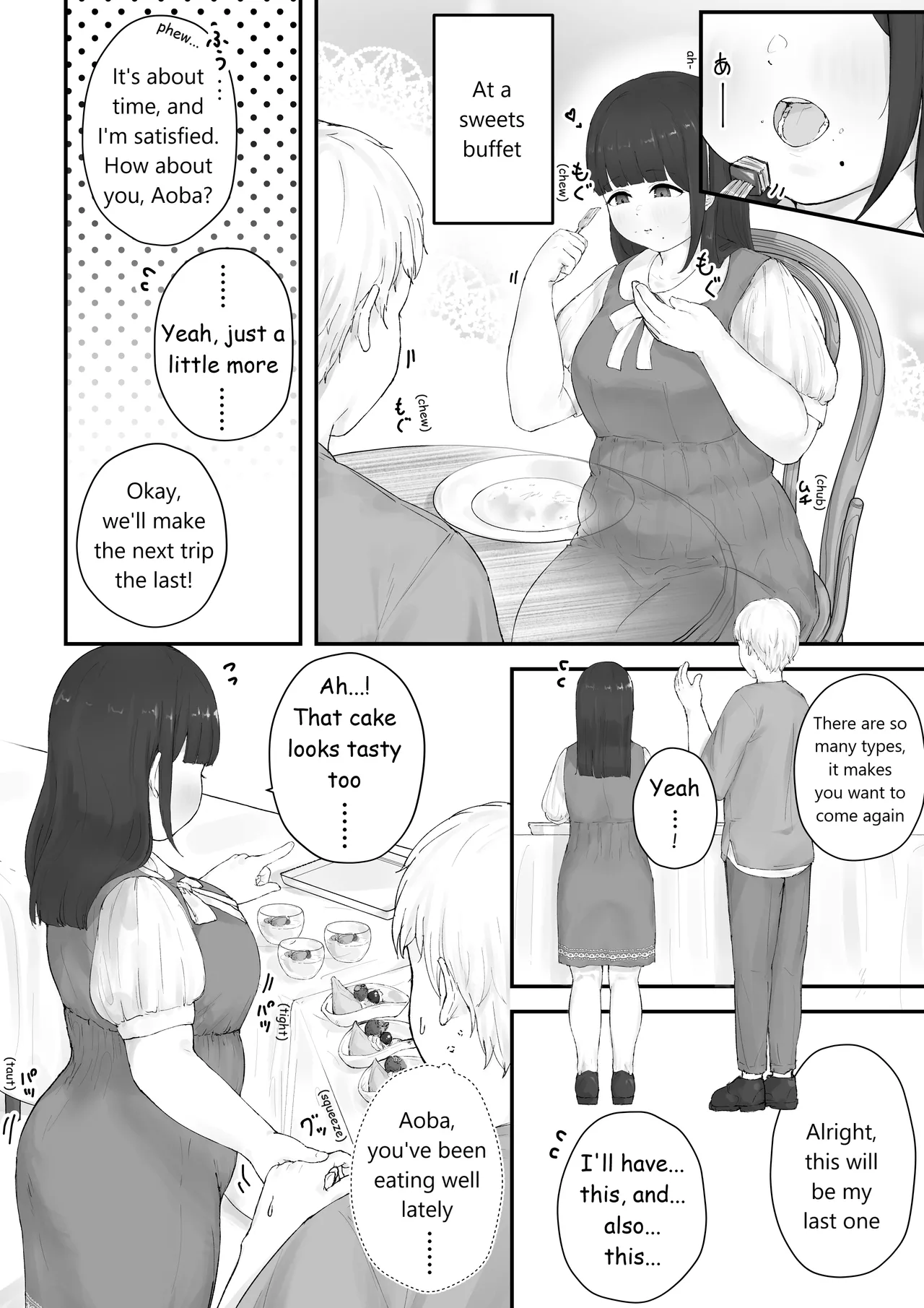 Aoba's Weight Gain page 9 original parody - bbw weight gain hentai manga - read online free