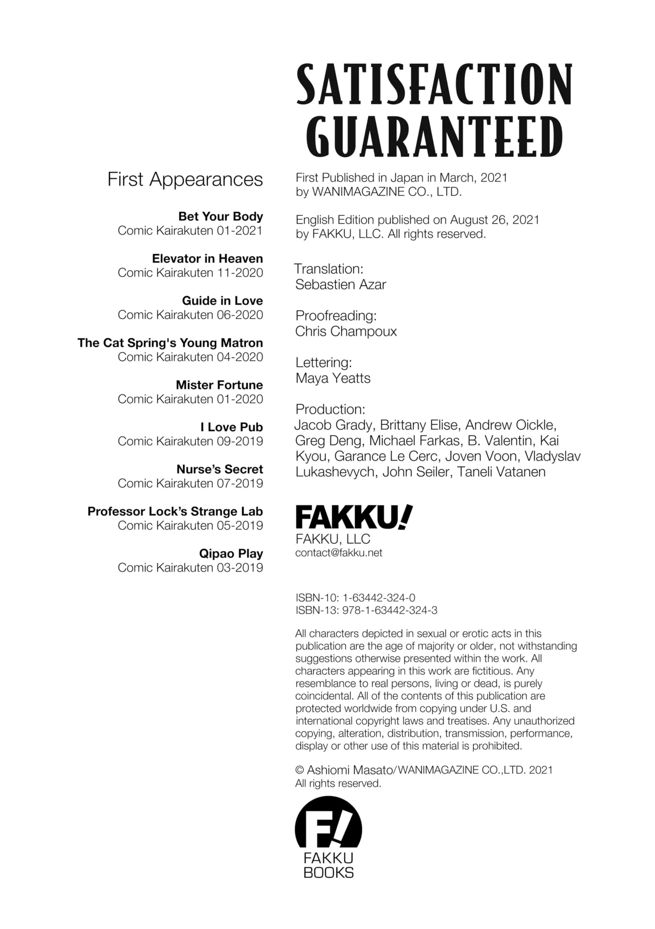 Gohoushi Zakari | SATISFACTION GUARANTEED page 177 - big breasts garter belt hentai manga - read online free