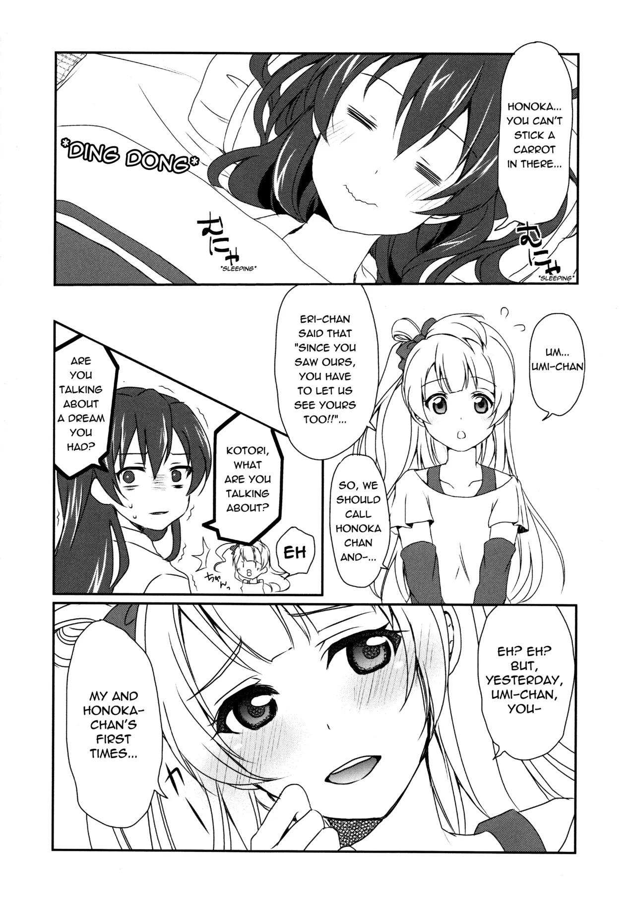 Mega μ'2Y page 9 featuring kotori minami love live parody - strap-on females only hentai manga - read online free