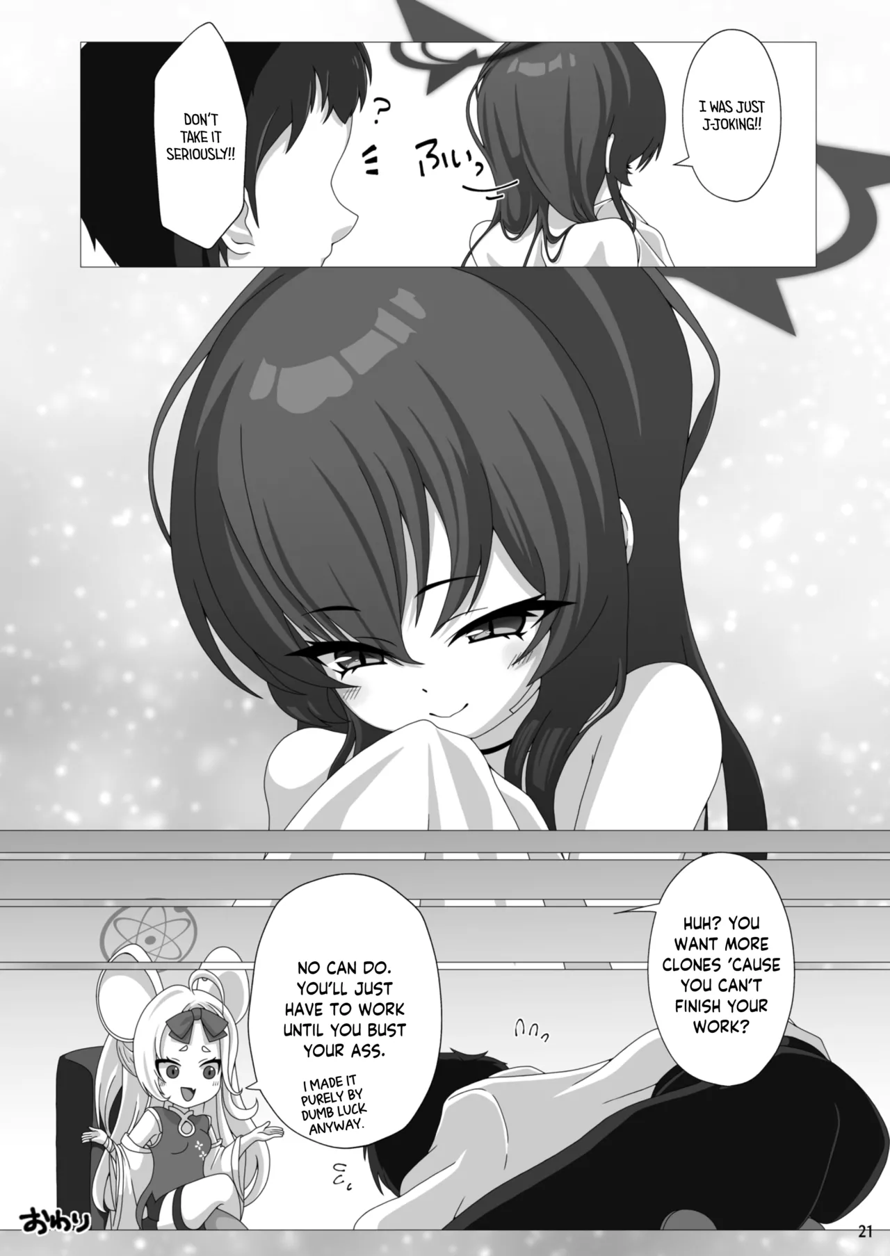 Rabu Love 3xxx3 page 22 featuring rabu komakaze blue archive parody - sole male group hentai manga - read online free