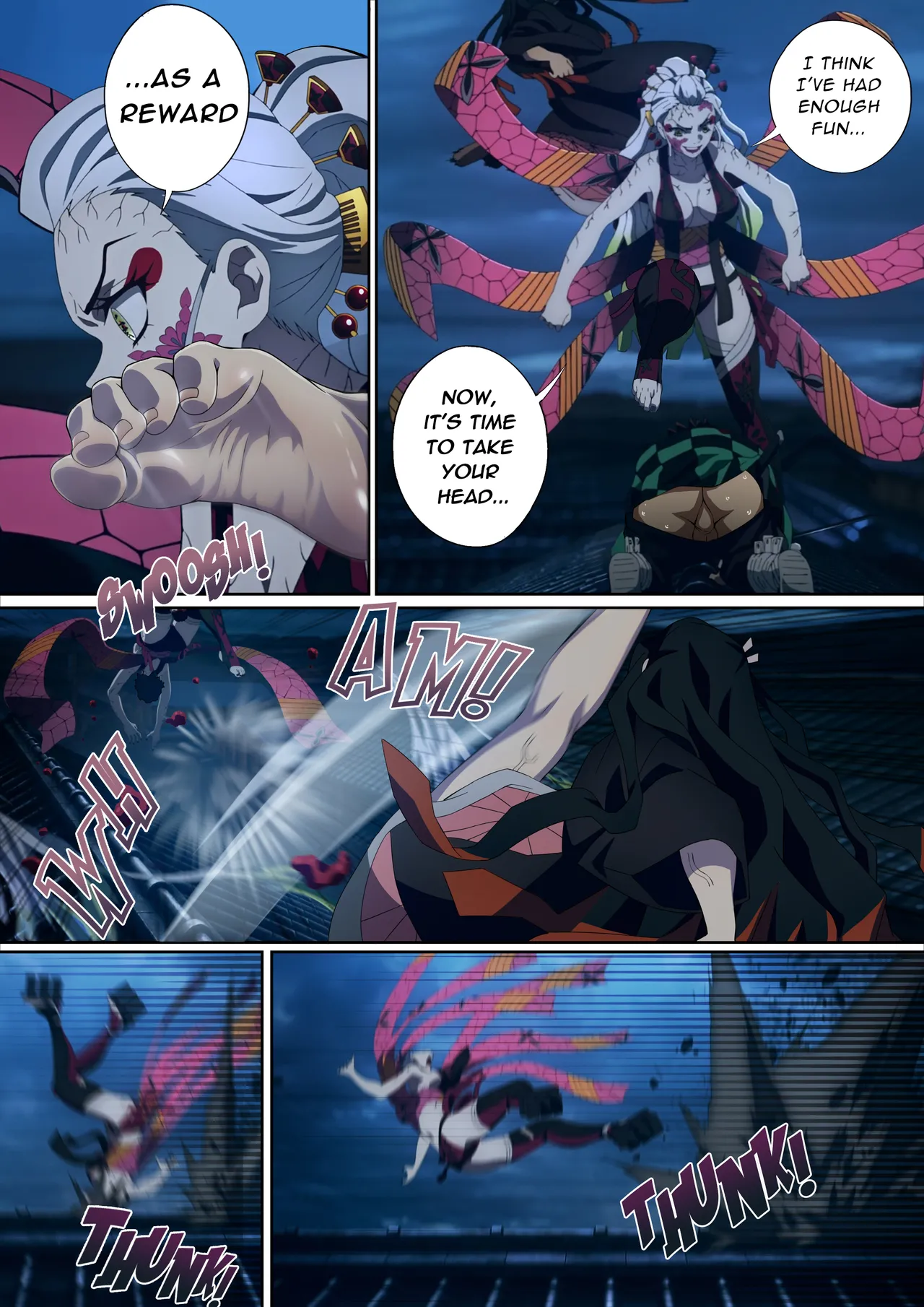 Demon Slayer（Part 1） page 19 featuring tanjirou kamado kimetsu no yaiba parody - femdom footjob hentai manga - read online free