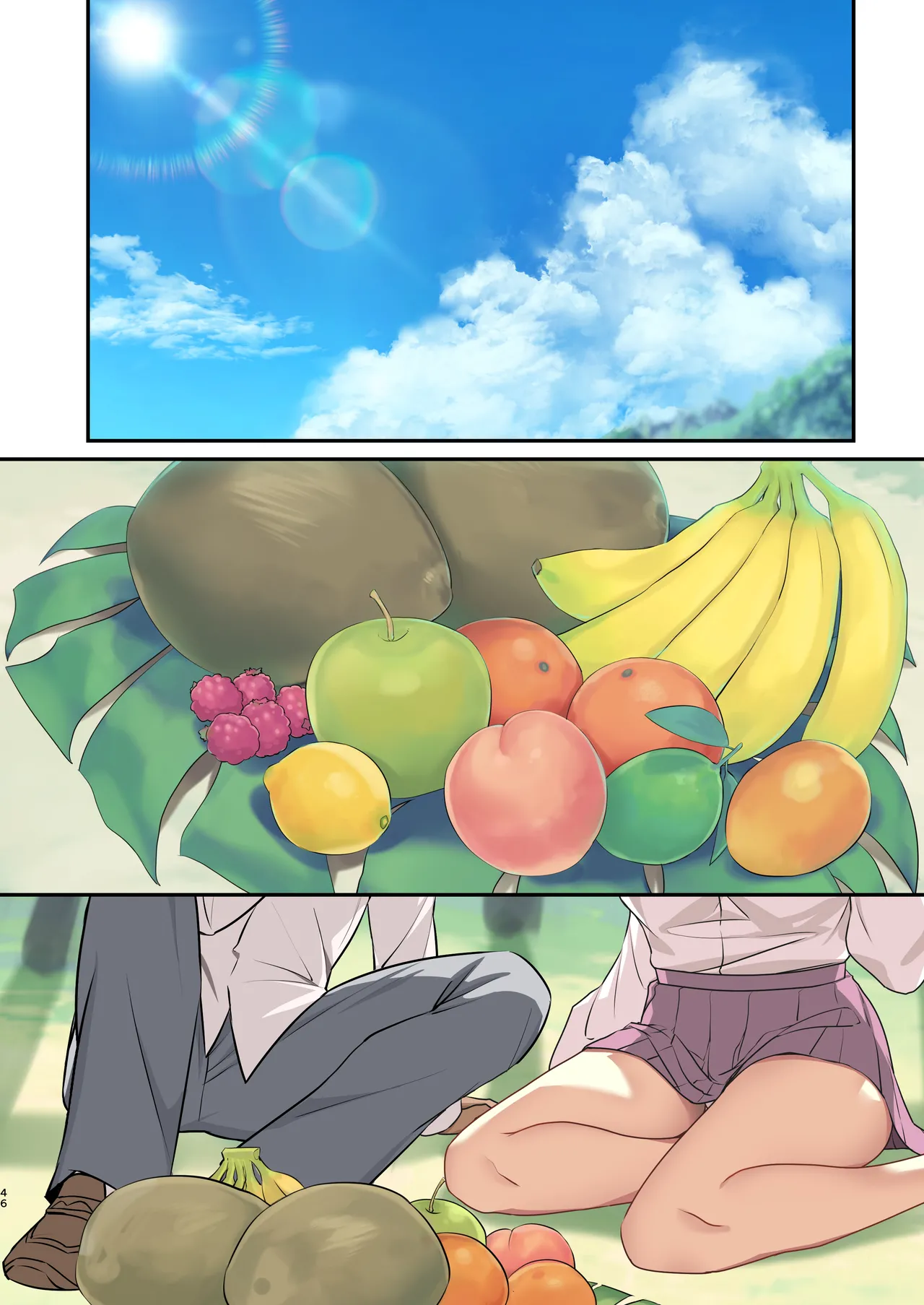 Mujintou Harem page 44 original parody - kissing big breasts hentai manga - read online free