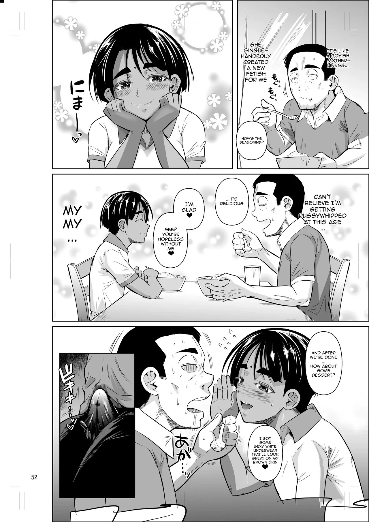 Ryuugakuseiryou no Oshigoto 2 | Job at a Foreign Student Dorm 2 page 53 original parody - sole female sole male hentai manga - read online free