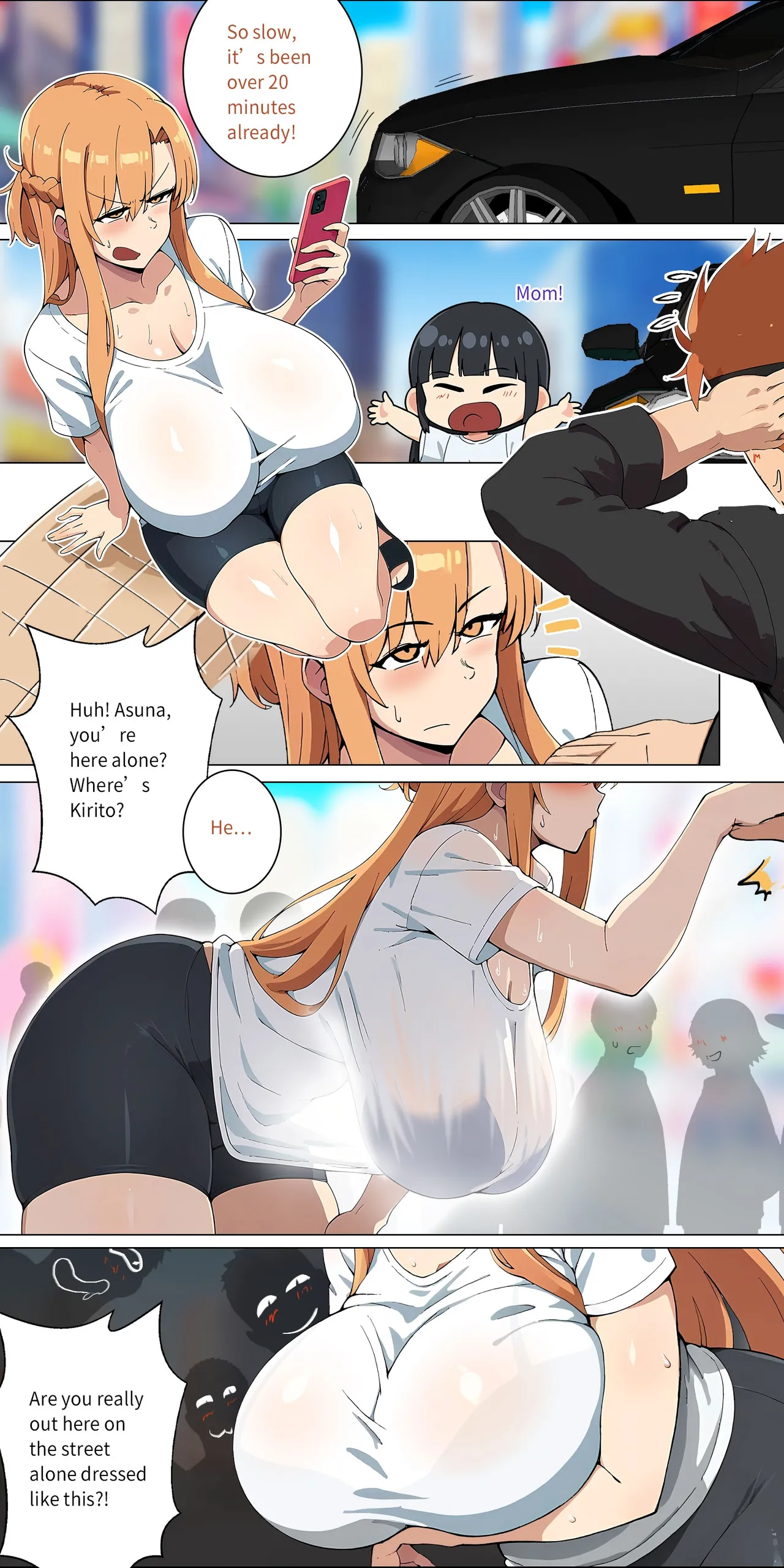 Asuna family 1-24 page 144 featuring yui sword art online parody - milf big breasts hentai manga - read online free