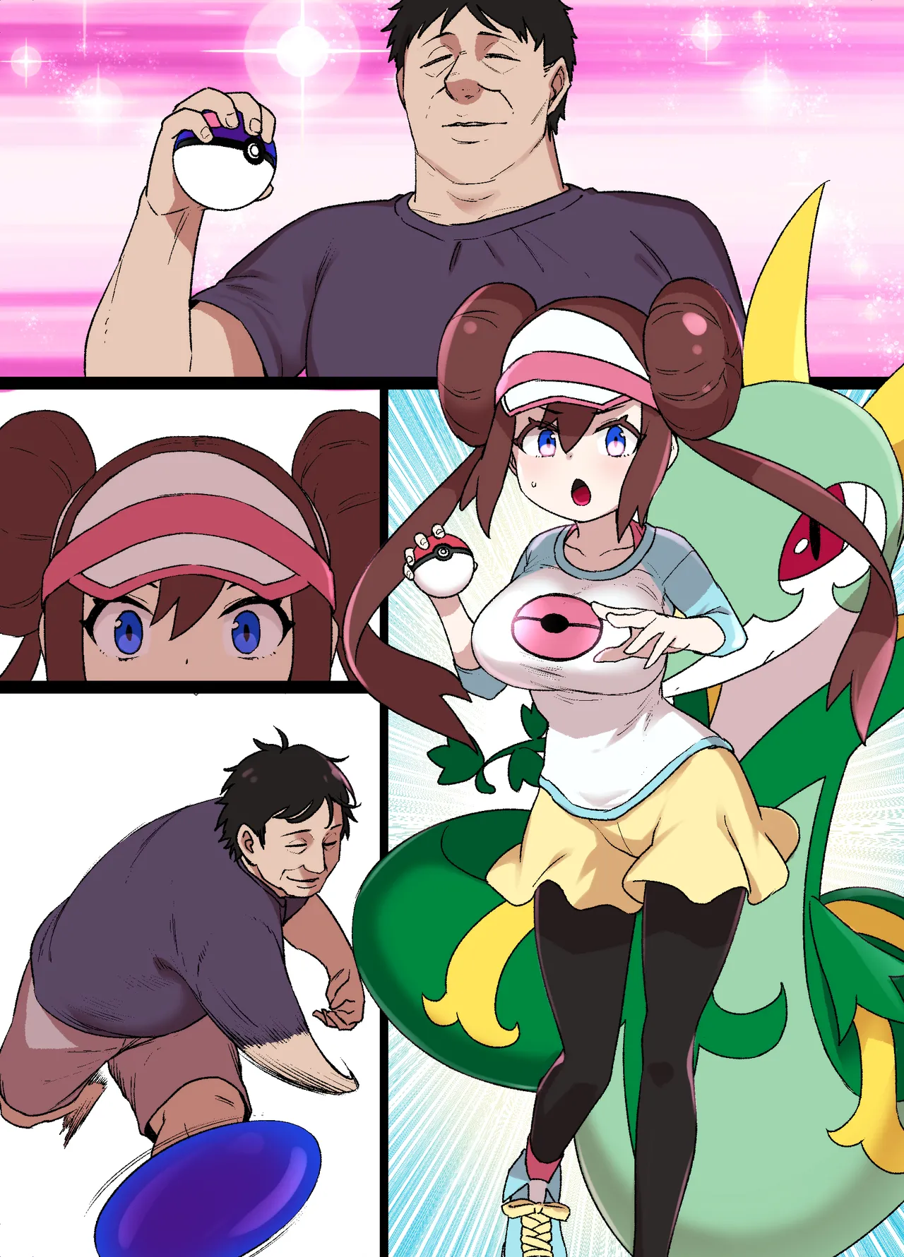 スレイブボール洗〇～メイ＆ジャローダ編～ page 13 featuring rosa pokemon parody - big breasts unusual pupils hentai manga - read online free