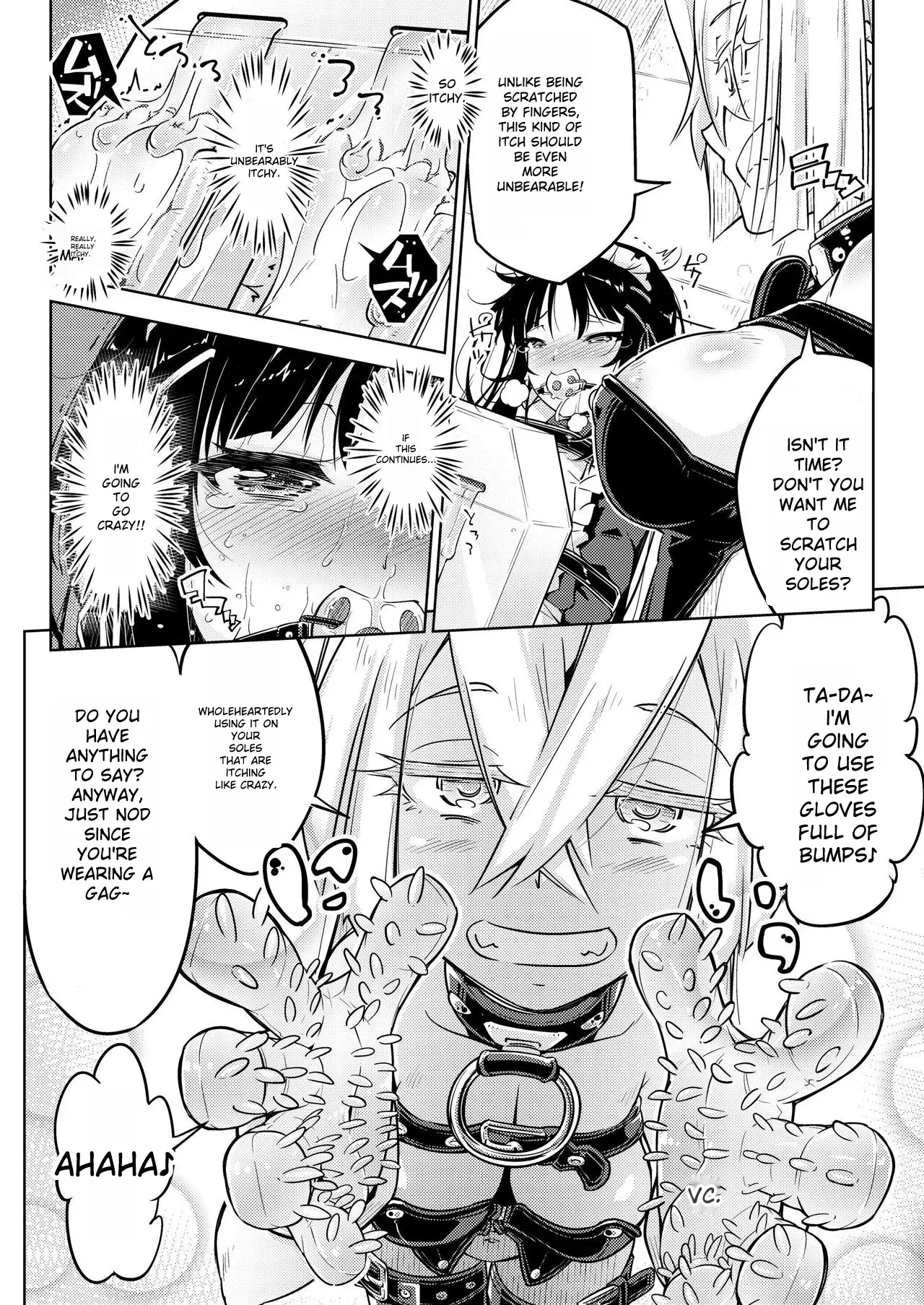 Ojou-sama Tenraku Ashiura Kusuguri Jigoku | The young ladie's foot tickling hell page 23 original parody - maid sweating hentai manga - read online free