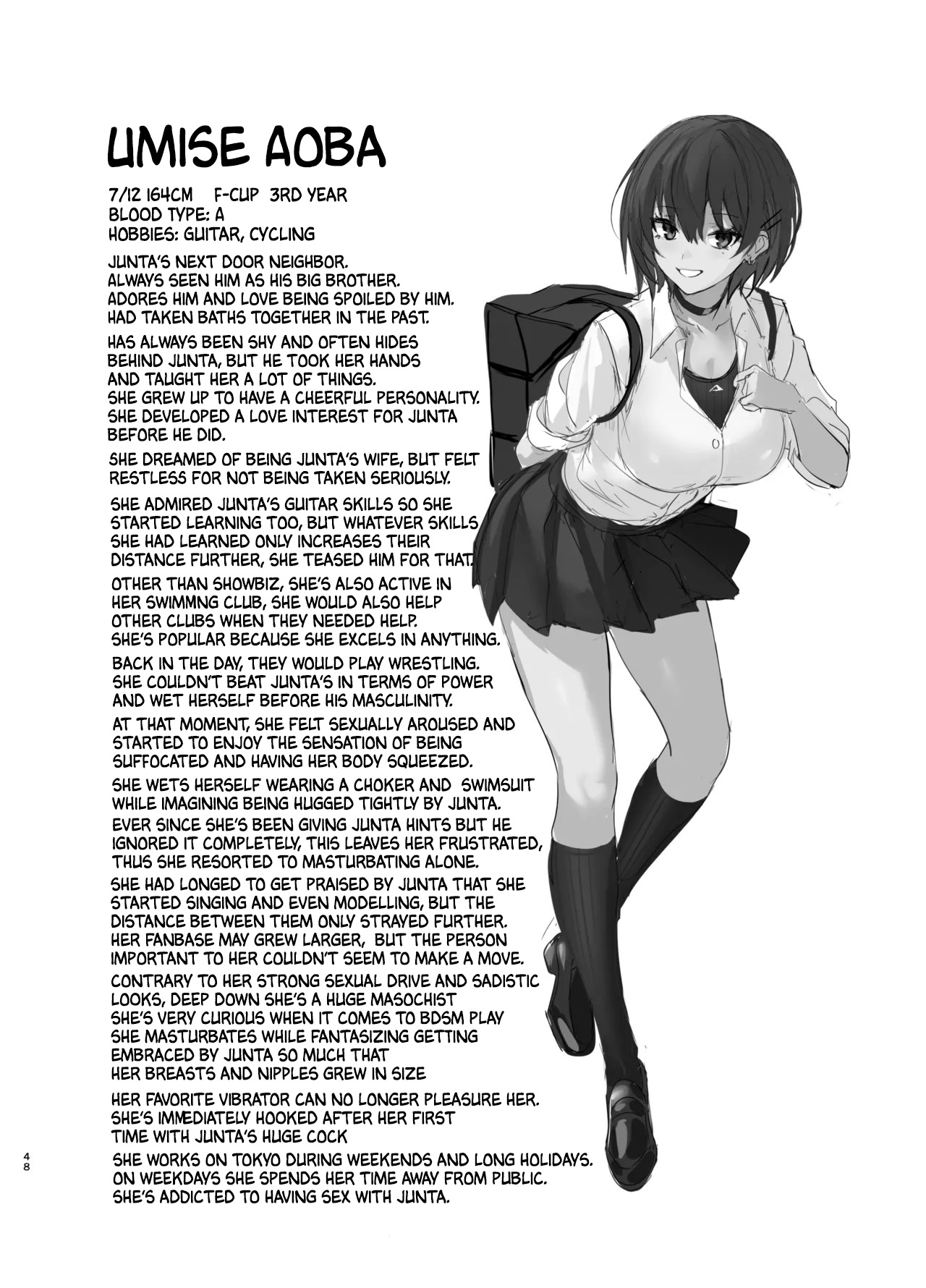 Umise Aoba wa Kimi dake no Mono ni Naritai♡ | Umise Aoba Wants to Be Yours♡ page 47 original parody - squirting big breasts hentai manga - read online free