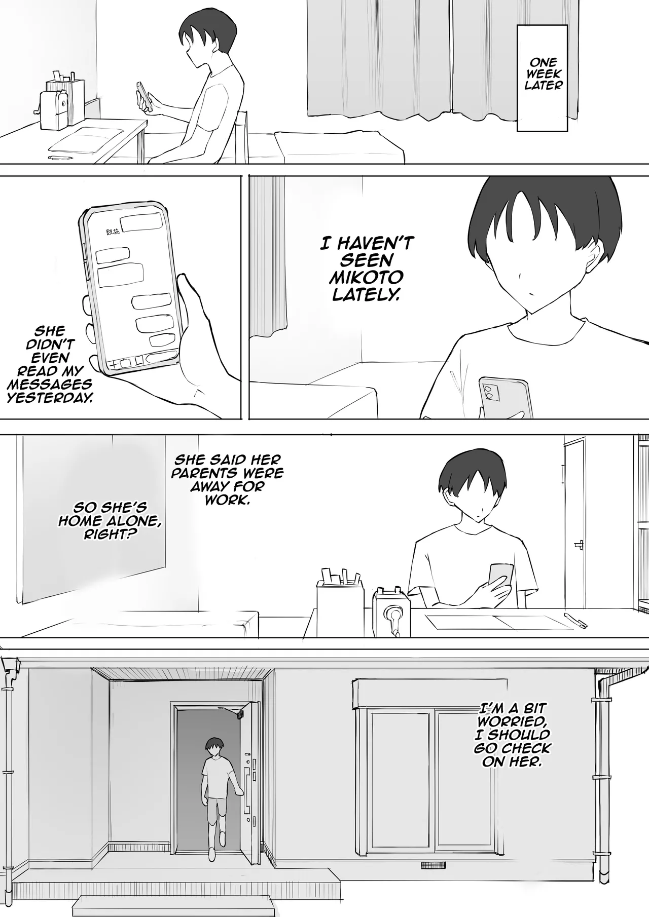 Osananajimi no Himitsu | My Childhood Friend's Secret page 27 original parody - leg lock big breasts hentai manga - read online free