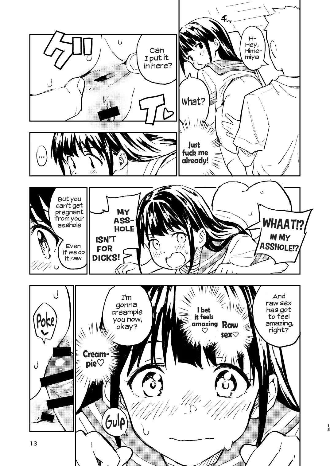 [Mirakoku (Yasumi Mirakichi)] 1-kagetsu Ninshin Shinakereba Otoko ni Modoreru Hanashi (2) | As Long As I Don't Get Pregnant for 1 Month, I'll Turn Back Into a Man (2) [English] [Hikari no Kaze] [Digital] page 12 original parody - sole female nakadashi hentai manga - read online free