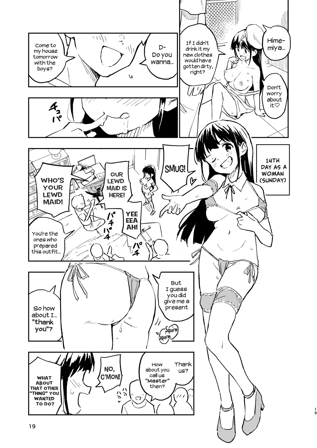 [Mirakoku (Yasumi Mirakichi)] 1-kagetsu Ninshin Shinakereba Otoko ni Modoreru Hanashi (2) | As Long As I Don't Get Pregnant for 1 Month, I'll Turn Back Into a Man (2) [English] [Hikari no Kaze] [Digital] page 18 original parody - sole female nakadashi hentai manga - read online free