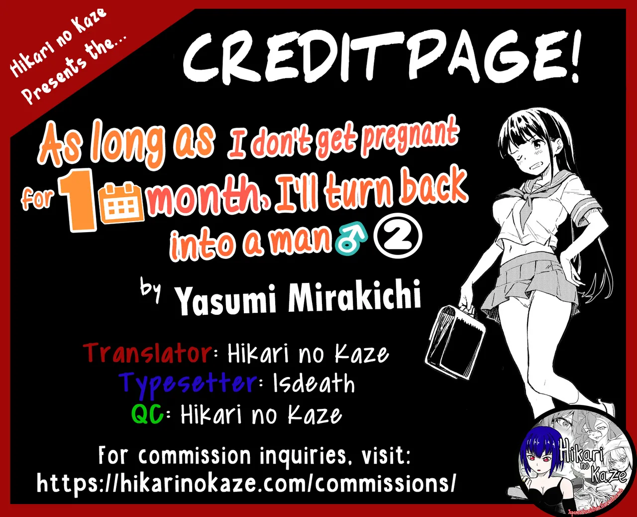 [Mirakoku (Yasumi Mirakichi)] 1-kagetsu Ninshin Shinakereba Otoko ni Modoreru Hanashi (2) | As Long As I Don't Get Pregnant for 1 Month, I'll Turn Back Into a Man (2) [English] [Hikari no Kaze] [Digital] page 29 original parody - mmf threesome group hentai manga - read online free