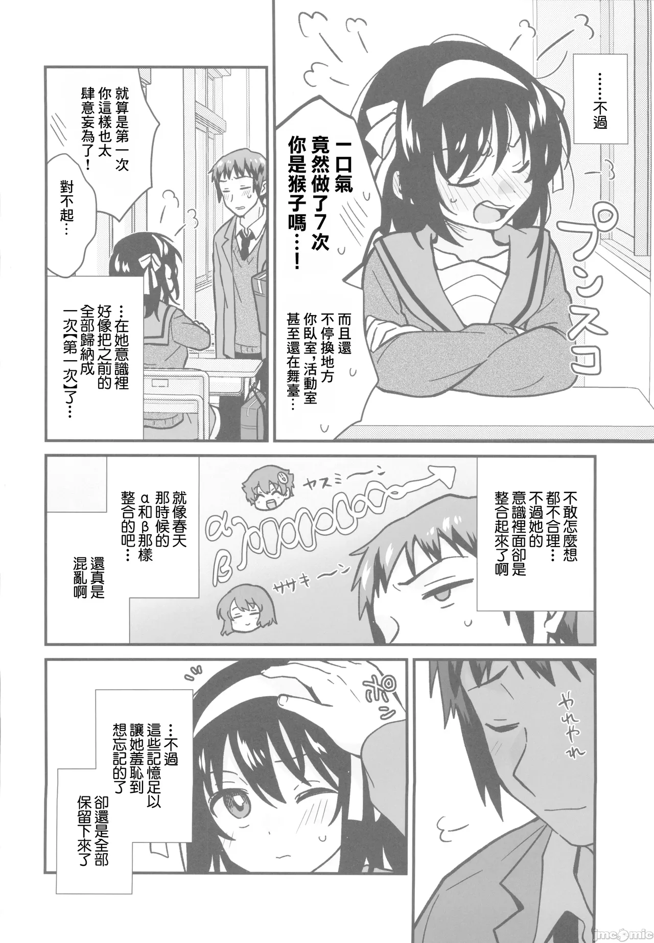 Nando demo Kizamikonde Yaru. | 不斷地讓你銘記於身 page 33 featuring haruhi suzumiya the melancholy of haruhi suzumiya parody - schoolgirl uniform watermarked hentai manga - read online free