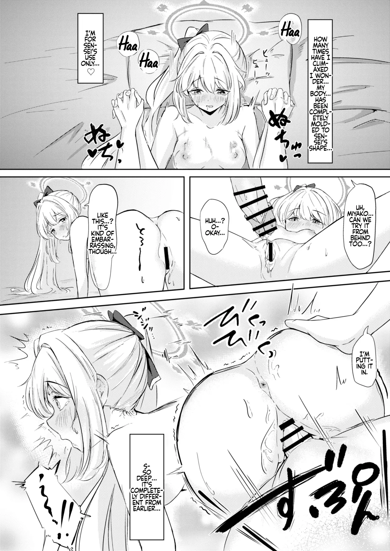 Usagi no Senobi | A Rabbit's Growth page 27 featuring sensei blue archive parody - sole female sole male hentai manga - read online free