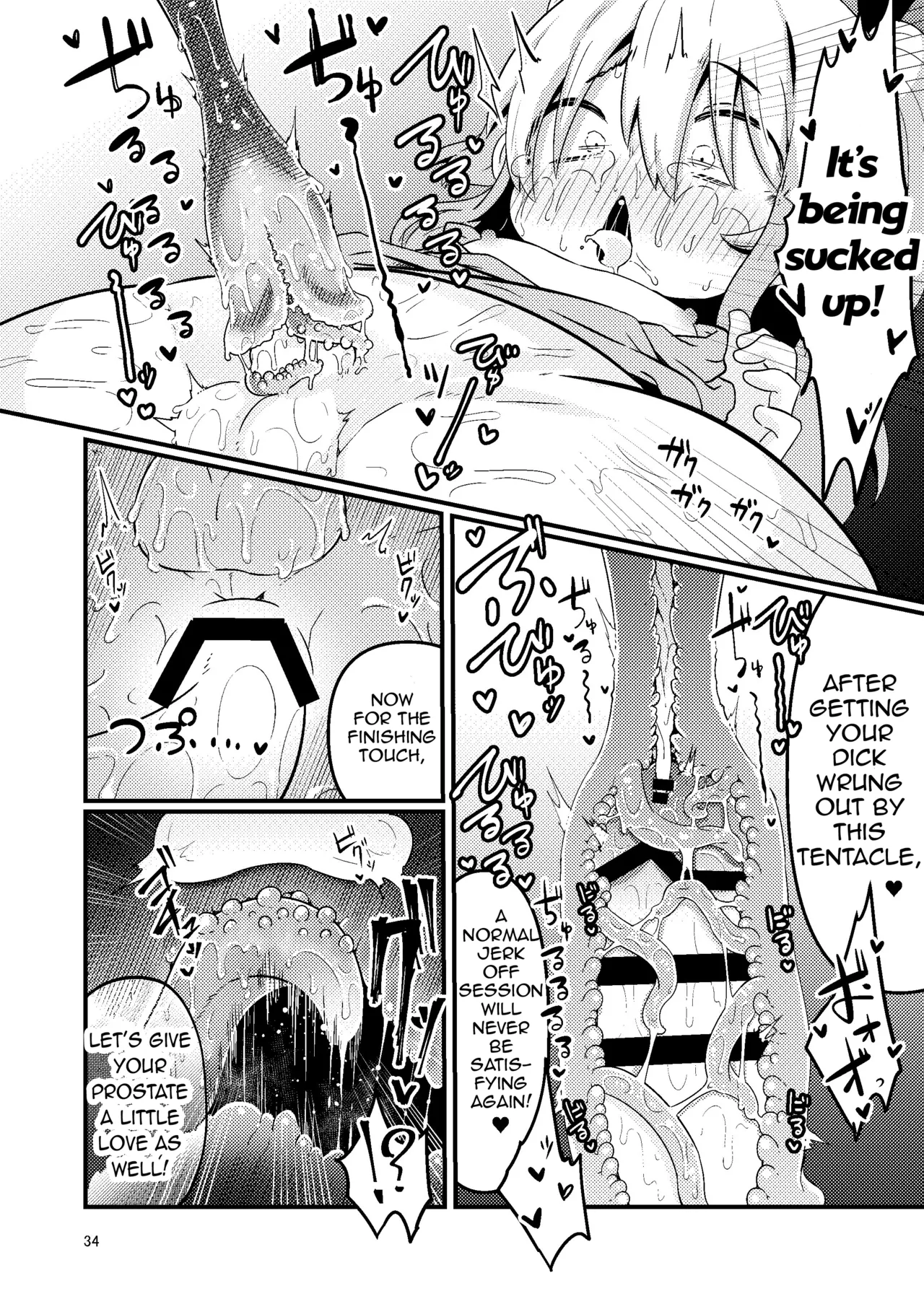 Overdose Tentacles page 35 original parody - sole male multiple orgasms hentai manga - read online free