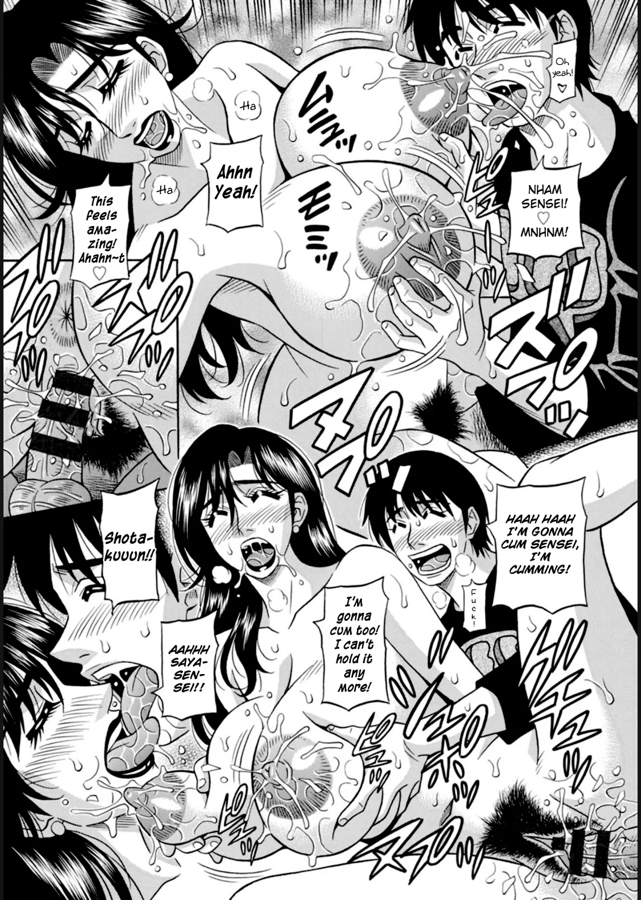 HELP! Saya Sensei page 40 - nakadashi swimsuit hentai manga - read online free